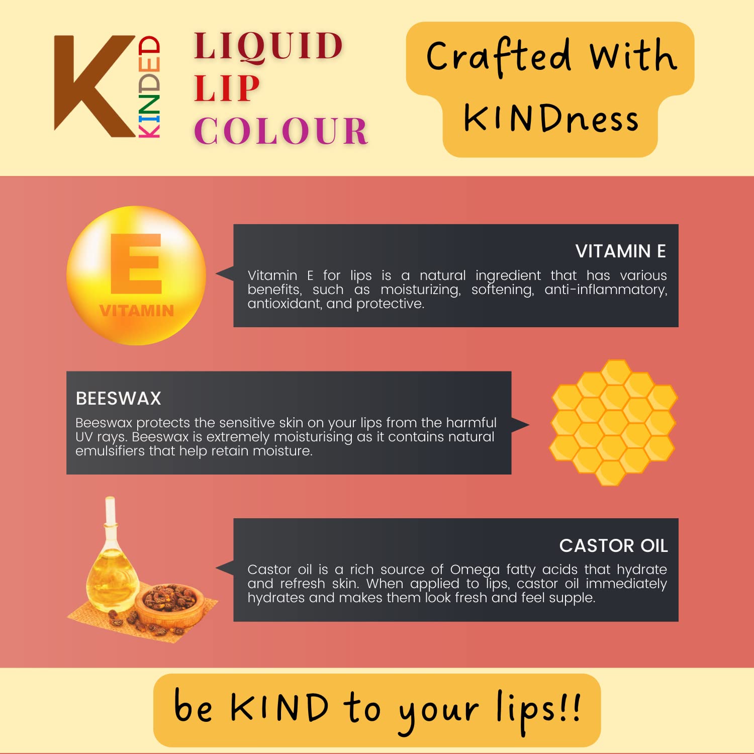 KINDED Liquid Lipstick Set - Vitamin E Enriched, Waterproof, Long-Lasting Matte Lip Color (2 Pack, 6ml Each) in More Magenta & Perfect Nude Shades | Perfect for Everyday Wear, Date Night & Special Occasions