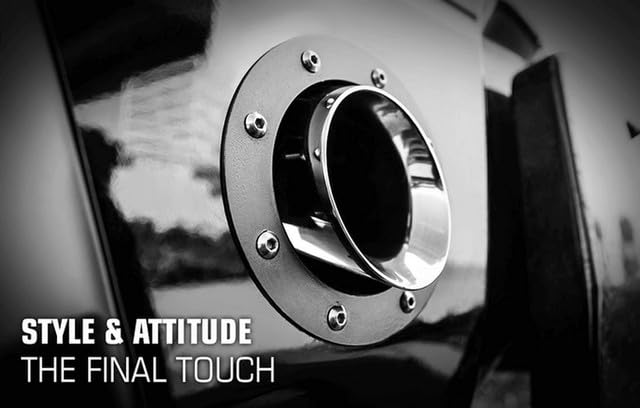 MagnaFlow 35204 Stainless Steel Exhaust Tip - High Performance Car Exhaust Accessory for Trucks & SUVs - Enhances Vehicle Appearance & Sound
