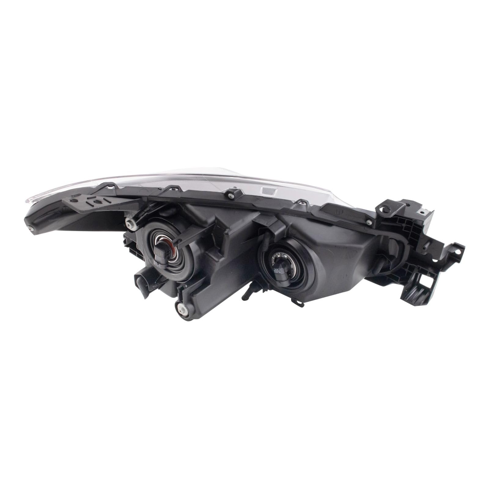 Halogen Headlight Assembly Set for 2014-2016 Mazda 3 - Driver & Passenger Side Replacement (MA2502144 MA2503144) - Perfect for Night Driving & Foggy Conditions