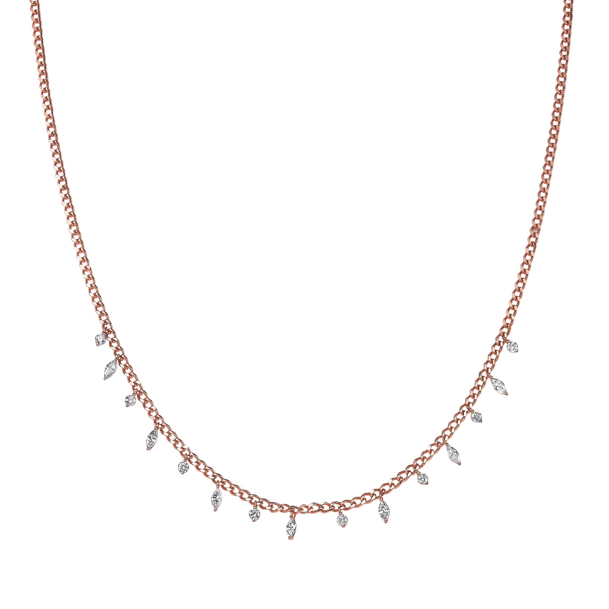 5 Diamond Flower Pendant Necklace for Women - Elegant Jewelry Gift for Birthday, Anniversary & Special Occasions