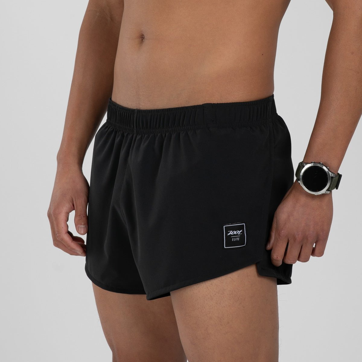 Men's Elite Run 2 Performance Running Shorts - Black | Lightweight & Breathable for Jogging, Gym Workouts & Athletic Training