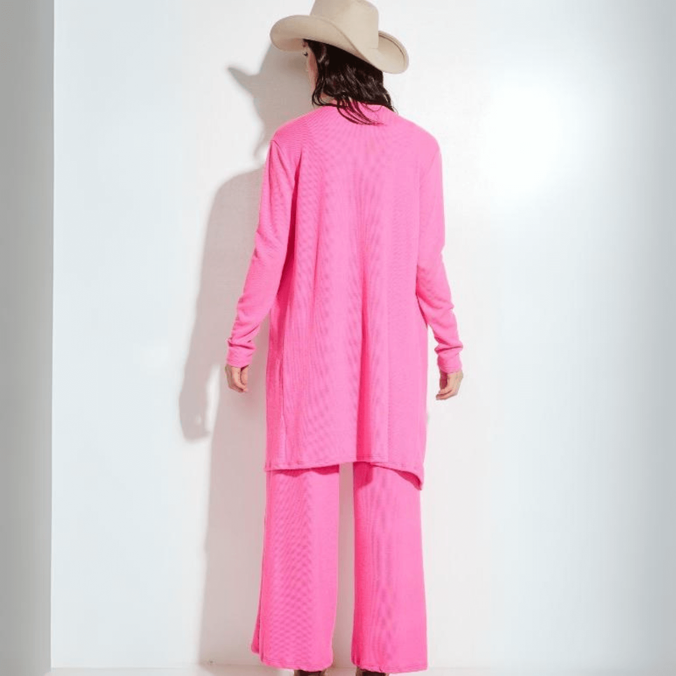3 Piece Ultra Soft Fuchsia Loungewear Set for Women - Made in USA - Cozy Lounge Pajama Set for Relaxing at Home, Spa Days & Sleepovers