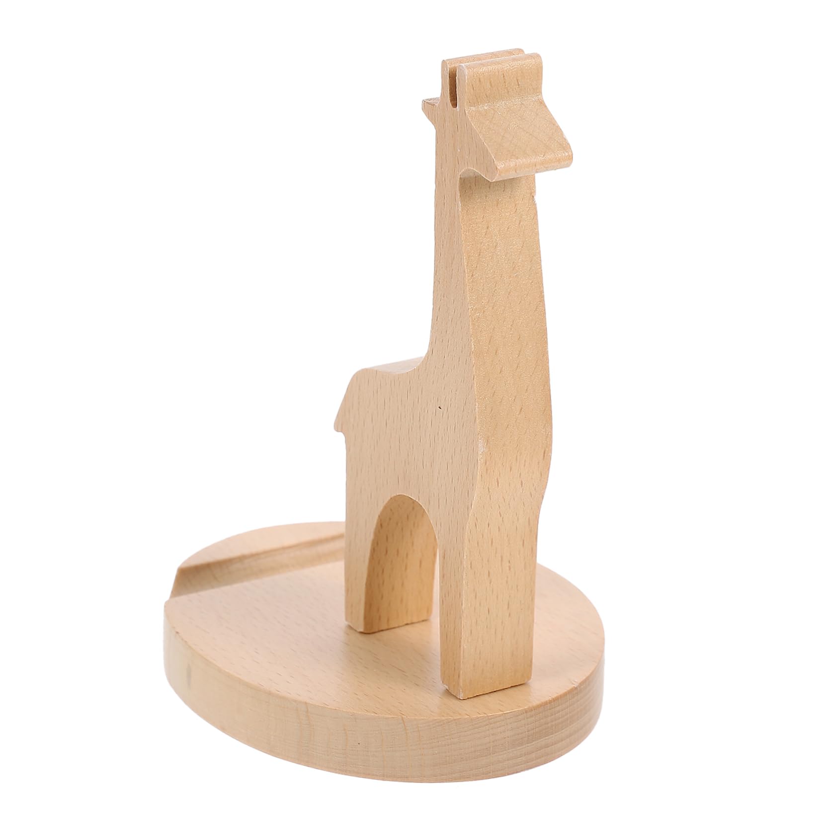 Xiaolu Wooden Phone Stand Holder - Adjustable Desktop Phone Bracket for iPhone, Samsung, Tablets - Perfect for Home Office, Bedside, Kitchen Counter & Video Calls