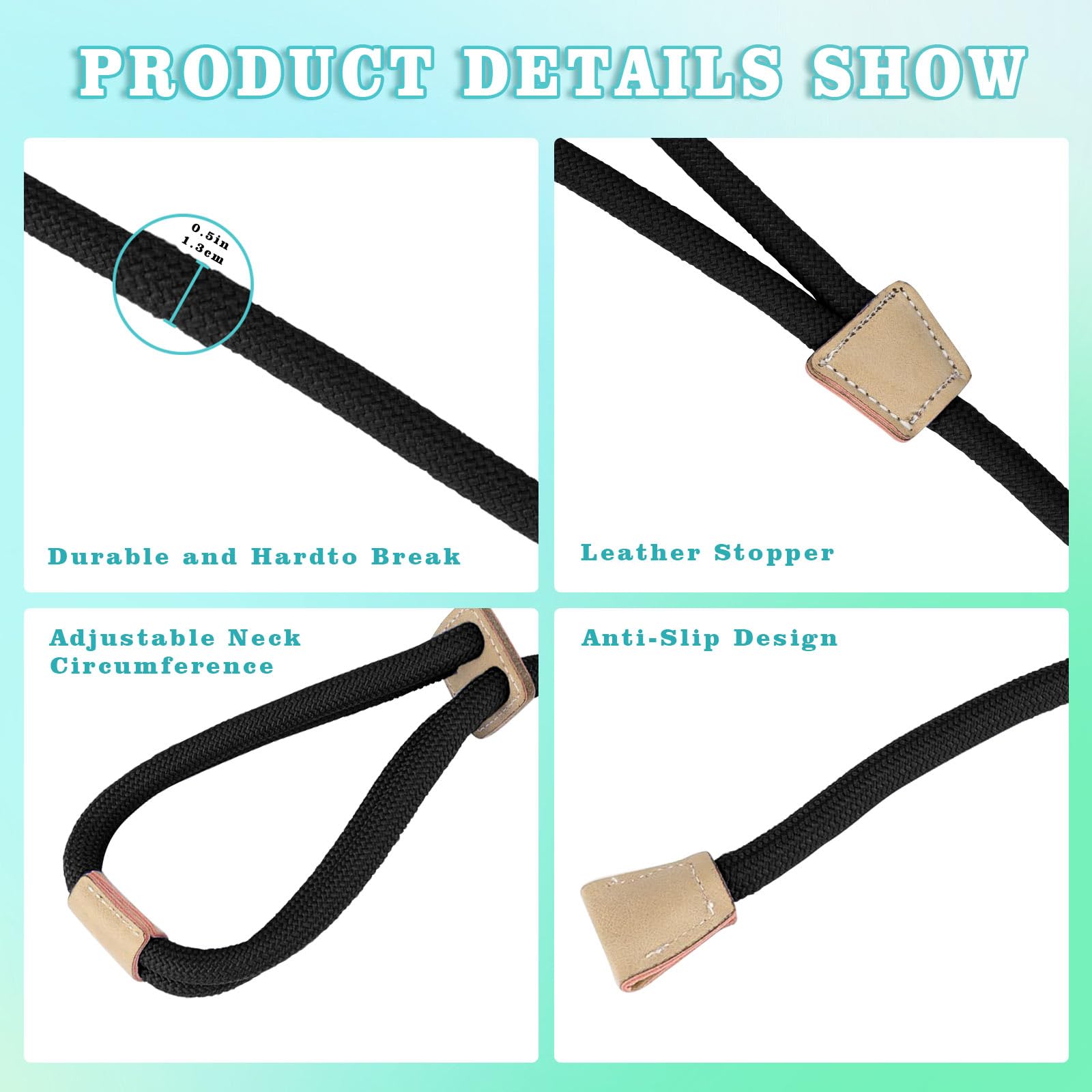 Premium Washable Goat Harness & Leash Set - Durable Livestock Supplies for Goats and Sheep, Ideal for Walking, Training, and Outdoor Adventures