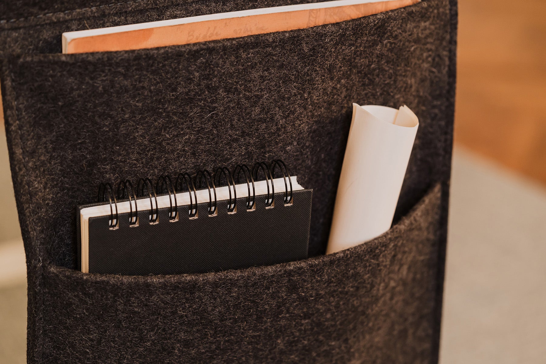 Space-Saving Hanging Desk Organizer with Multiple Pockets - Perfect for Office, Home, or Dorm Room Organization | Wall Mounted Storage Solution for Papers, Files, and Office Supplies