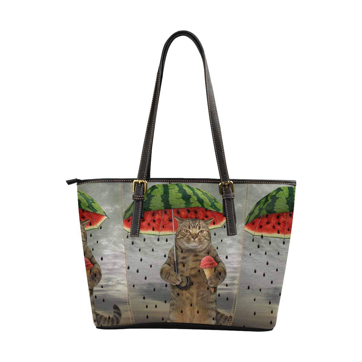 INTERESTPRINT Thanksgiving Owl Women's PU Leather Tote Bag - Stylish Fashion Shopping Purse for Work, Travel & Holiday Gifts