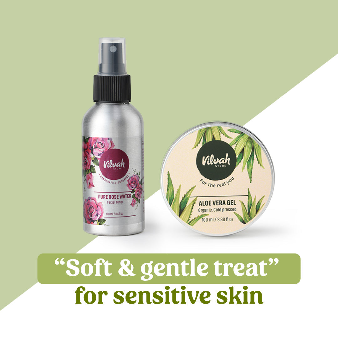 Gentle Sensitive Skin Care Kit - Soothing & Hydrating Facial Set for Dry, Irritated Skin | Perfect for Daily Skincare Routine & Post-Treatment Recovery