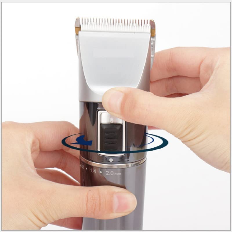 Professional Hair Clippers for Men - Rechargeable Cordless Hair Trimmer with Powerful Motor, US Plug | Perfect for Home Haircuts, Barber Shops & DIY Grooming