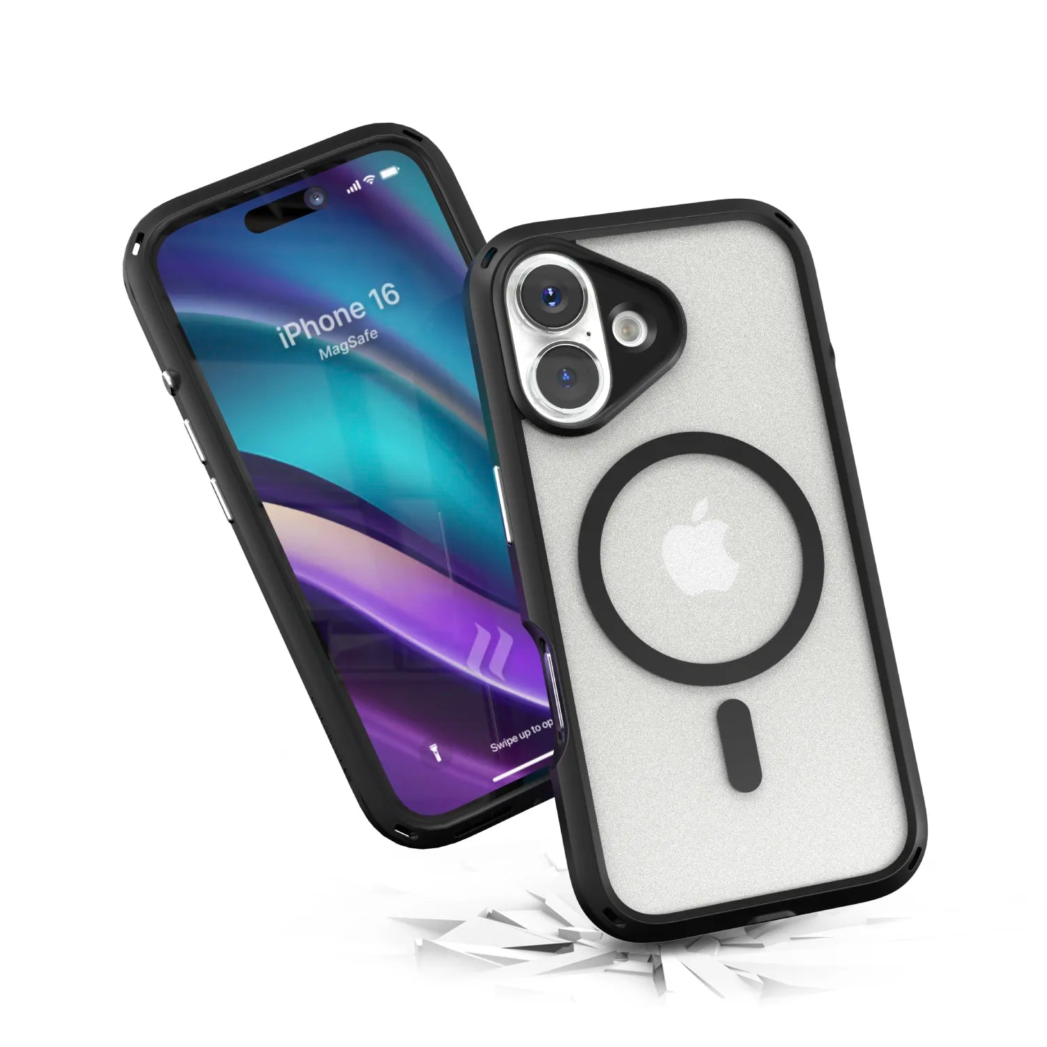 iPhone 16 Protective Case with MagSafe Compatibility - Slim Shockproof Cover for Everyday Use, Travel & Outdoor Activities