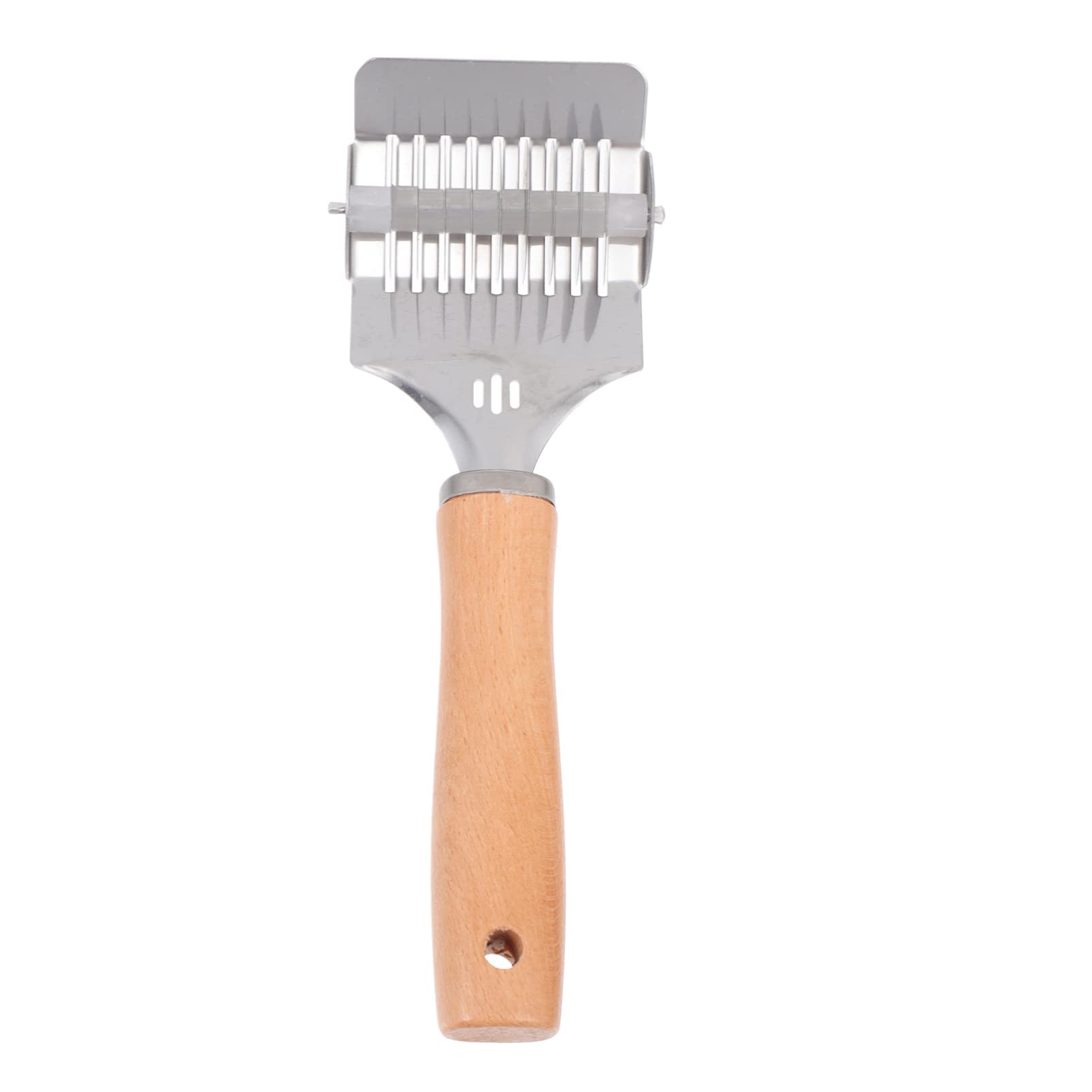 Premium Stainless Steel Noodle Lattice Roller - Pasta Maker, Dough Cutter, Spaghetti Press with Non-Slip Handle | Perfect for Homemade Pasta, Garlic & Herb Mincing | Ideal for Italian Cuisine, Asian Noodles & Kitchen Prep