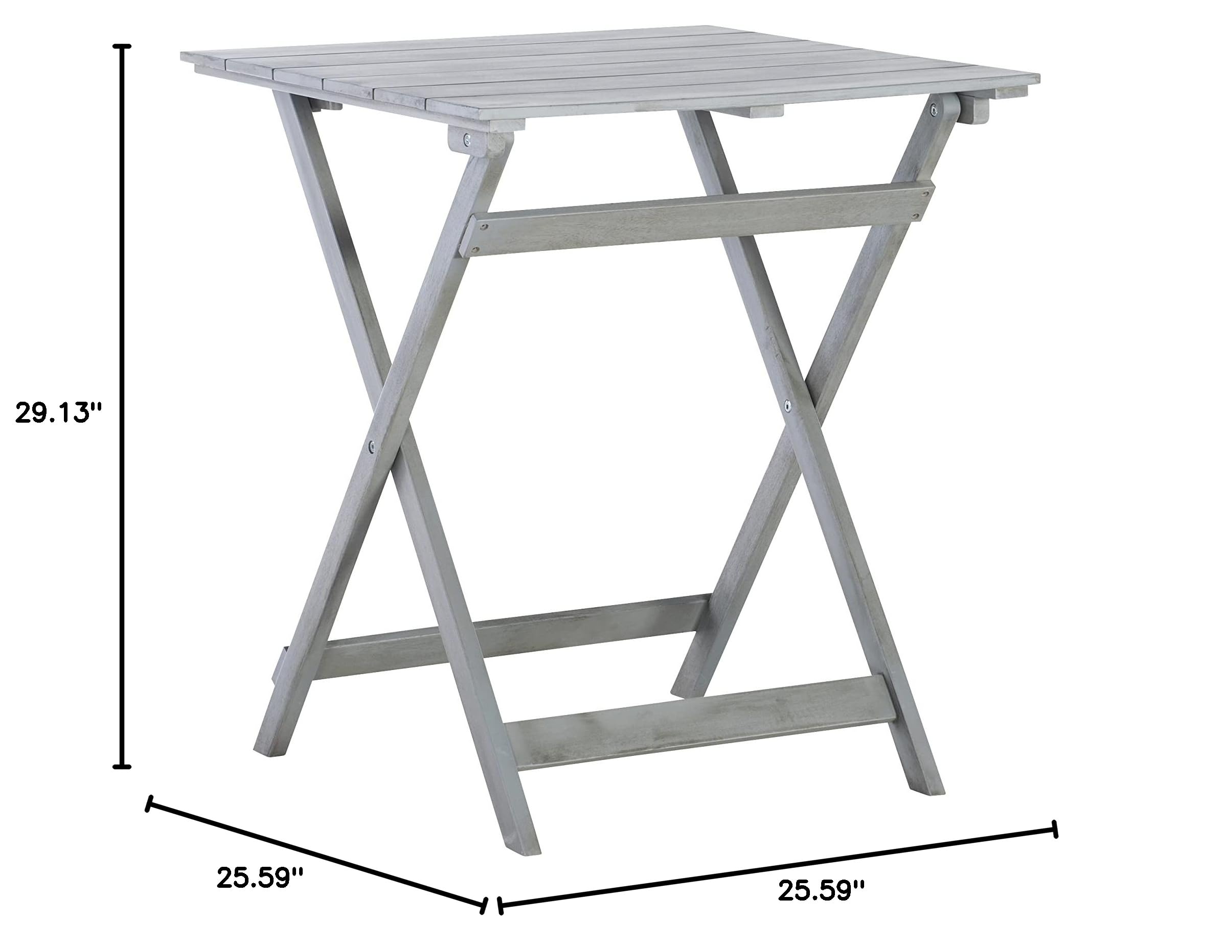 Linon Home Décor Caitlyn Gray 3-Piece Square Coffee Table Set for Living Room, Lounge & Office - Modern Side Tables with Storage Shelf