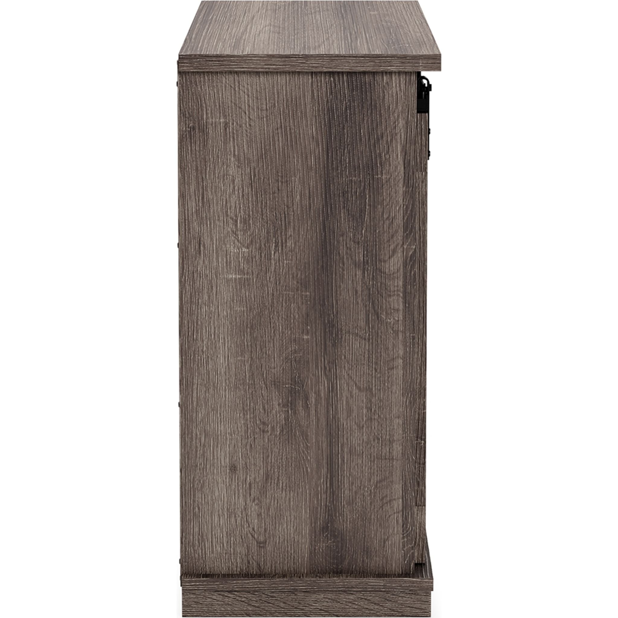 Arlenbury Accent Cabinet - Antique Gray Finish | Stylish Storage for Living Room, Bedroom, or Entryway