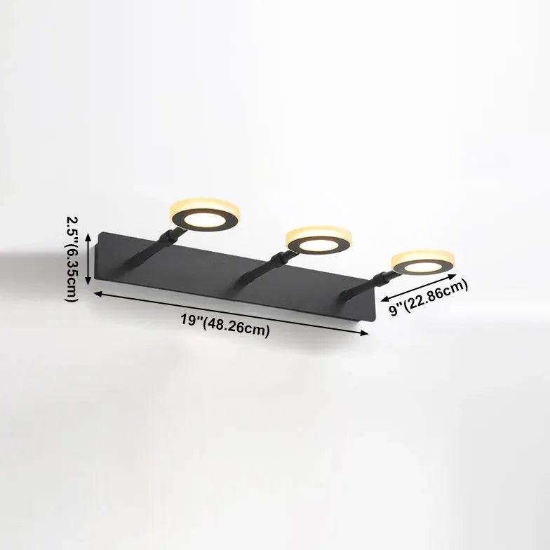 Modern Adjustable LED Bathroom Wall Lights - Dimmable Vanity Mirror Lighting for Makeup, Shaving & Spa Relaxation