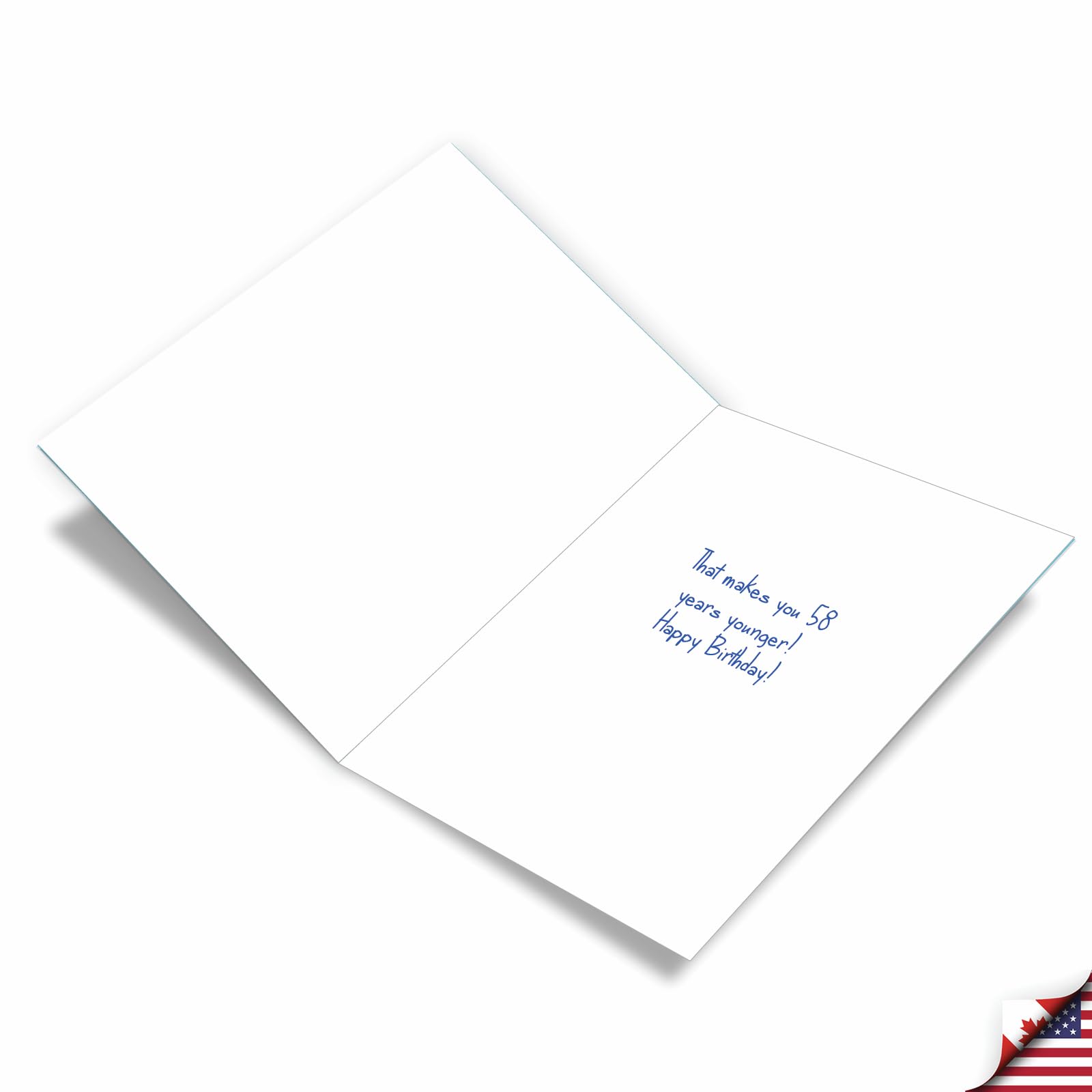 Funny 90th Birthday Card - Extra Large 8.5x11 Inch Milestone Greeting Card with Envelope (1 Pack) - Perfect for Grandparents, Parents & Seniors - Hilarious 90° Celsius Joke Gift Idea J9352MBG