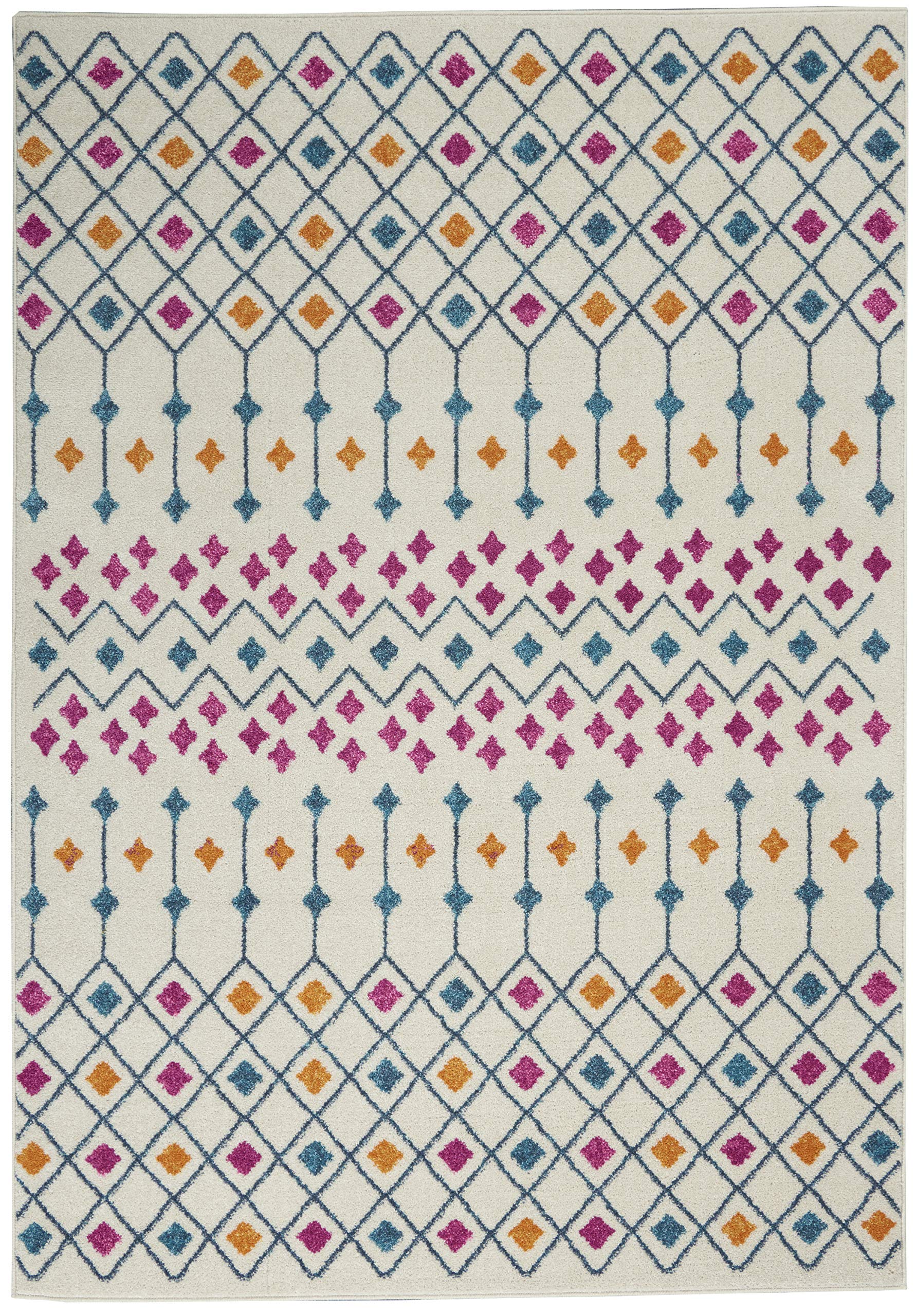 Nourison Passion Bohemian Ivory/Multi 2'2