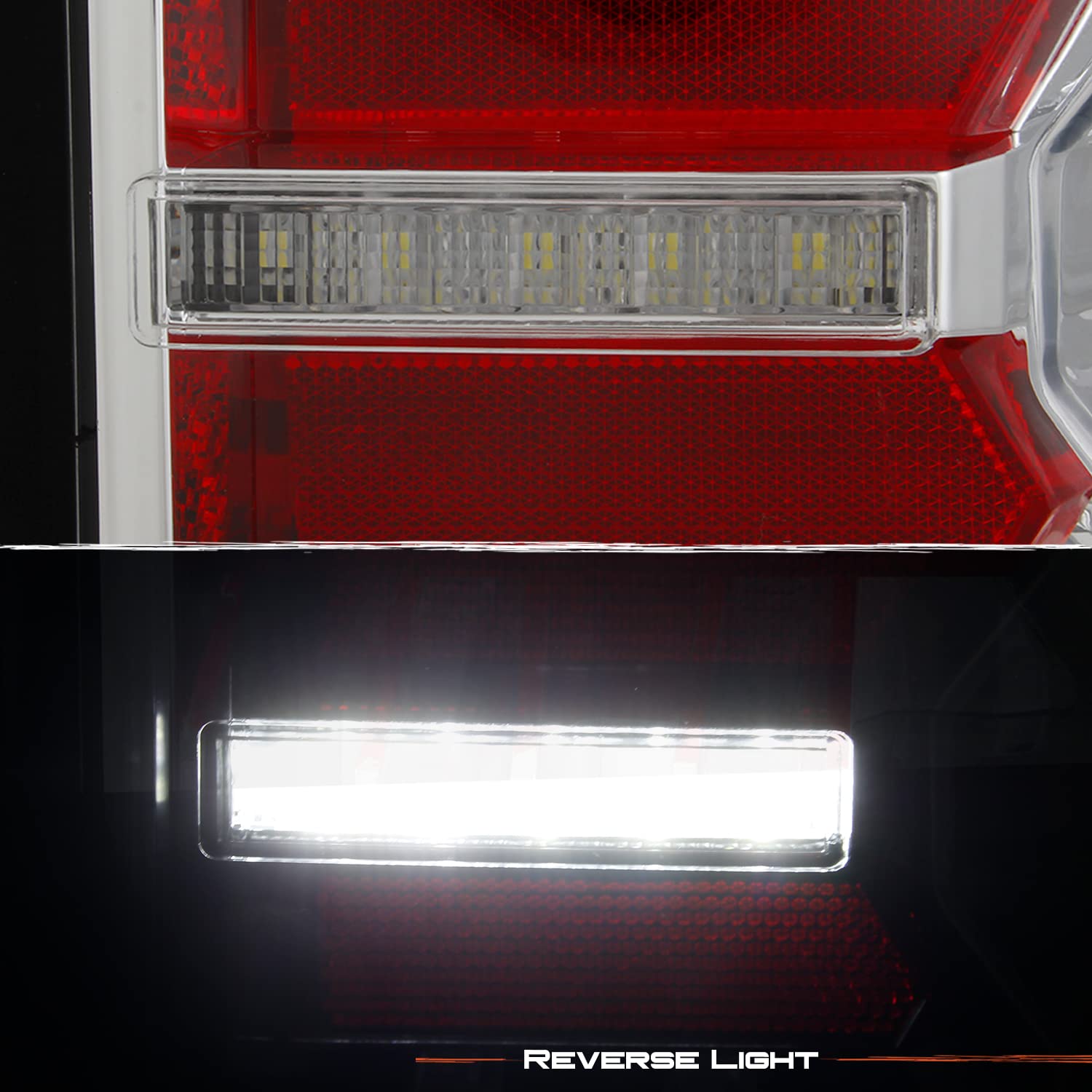 AKKON 3D LED DRL Chrome Tail Lights for 2014-2018 Chevy Silverado 1500/2500HD/3500HD - Halogen Replacement, Left & Right Pair - Upgrade Your Truck's Style & Night Visibility