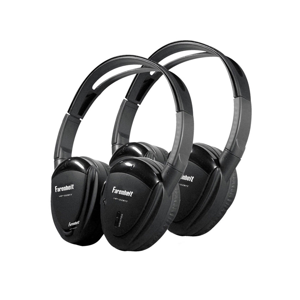 Power Acoustik HP 22IRT Single Channel Headphone Set - High-Quality Audio Headphones for DJs, Studio Recording & Gaming - Comfortable Over-Ear Design with Noise Isolation
