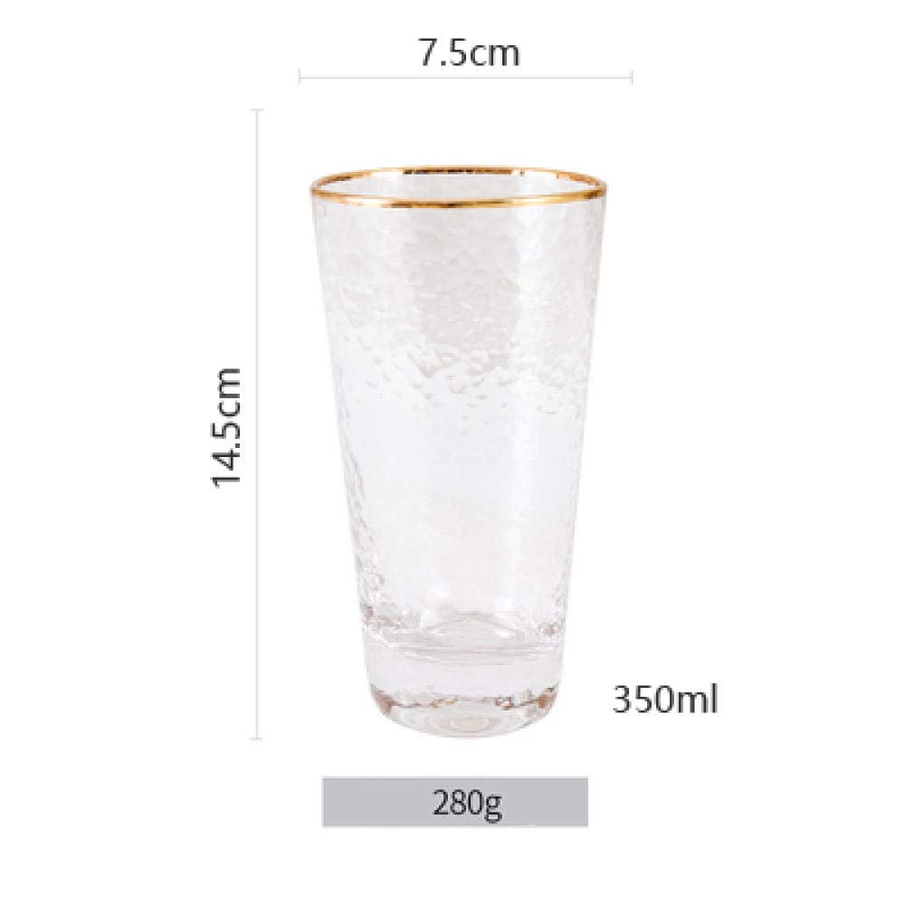 Insulated Glass Juice Cup - 260-400ml Thermal Coffee Mug, Beer & Cocktail Tumbler (1pc) - Perfect for Iced Drinks, Smoothies, Milk Tea & Office Use