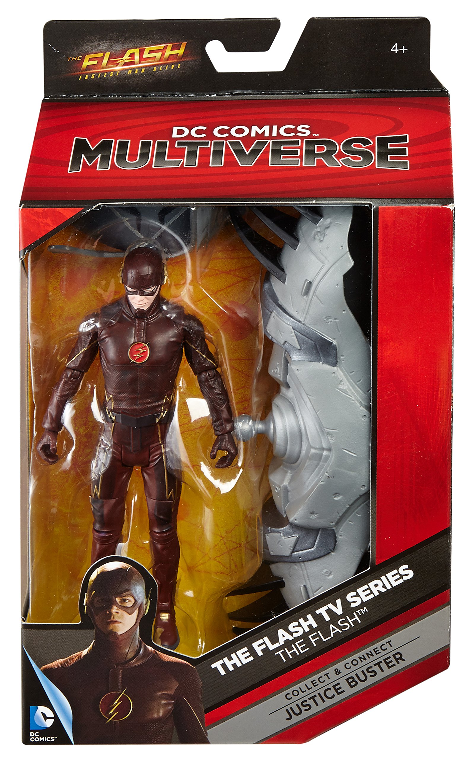 Mattel DC Comics Multiverse The Flash TV Series 6-Inch Action Figure Collectible Toy - Perfect for Display, Play, and DC Superhero Fans