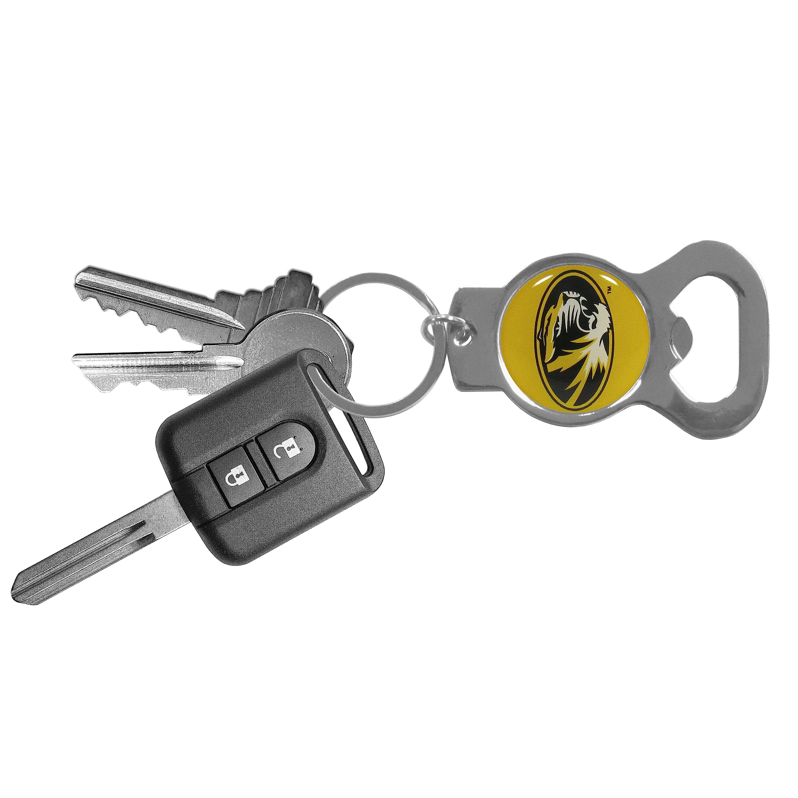Siskiyou Sports NCAA Bottle Opener Keychain - Durable College Team Bottle Opener & Key Ring for Tailgating, Parties, and Gifts
