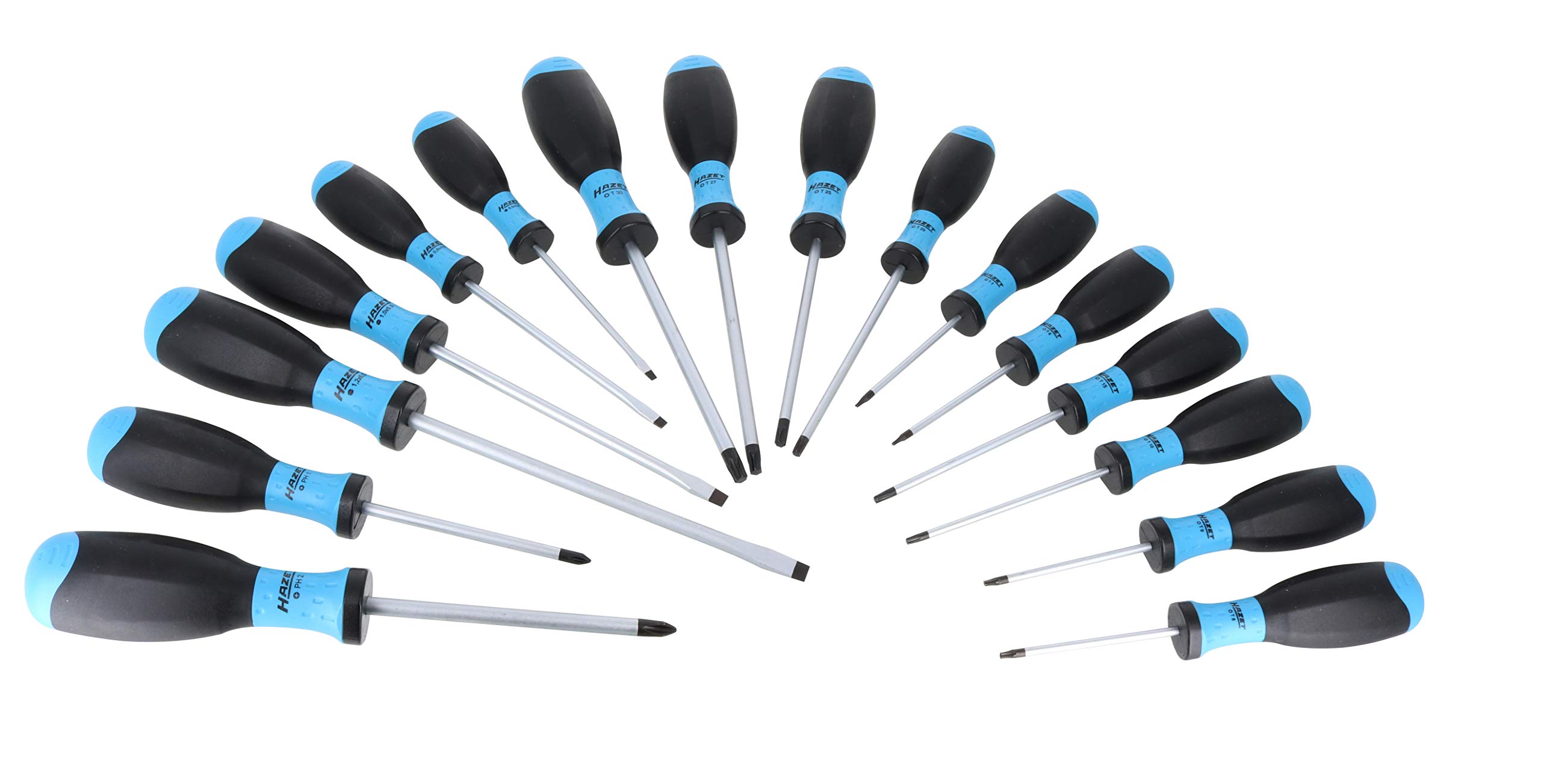 Hazet 810SPC/21 Professional 21-Piece Screwdriver Set with Jumbox Storage Case - Perfect for Automotive Repair, DIY Projects & Home Maintenance