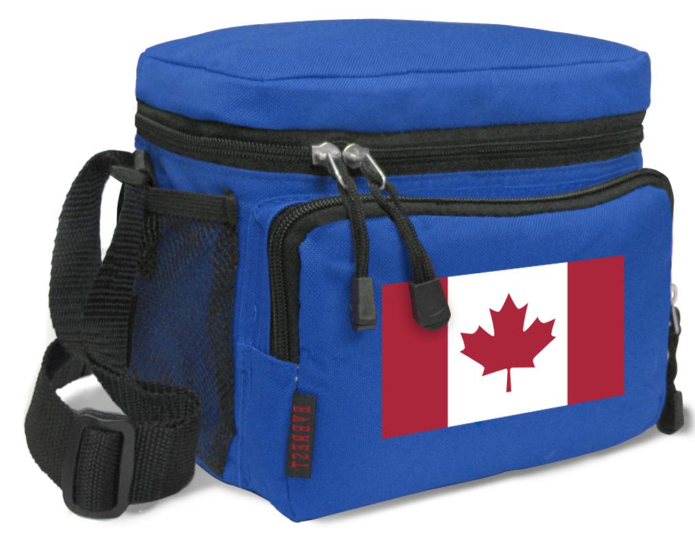 Canada Flag Insulated Lunch Bag - Reusable Cooler Tote for Work, School & Picnics - Keep Food Fresh & Cold