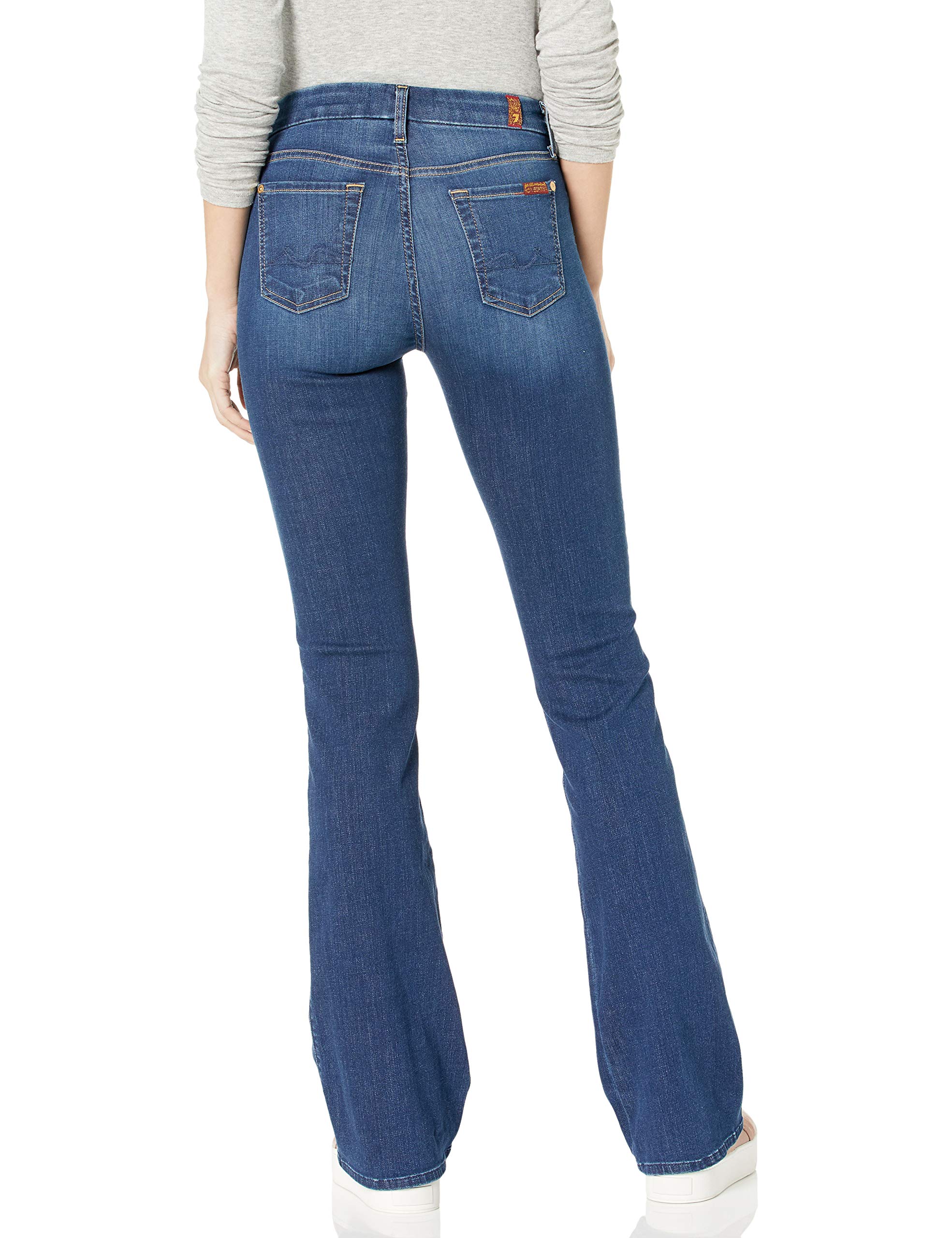 7 For All Mankind Women's Bootcut Jeans - Classic Denim Pants for Casual & Office Wear | Flattering Fit for Everyday Style
