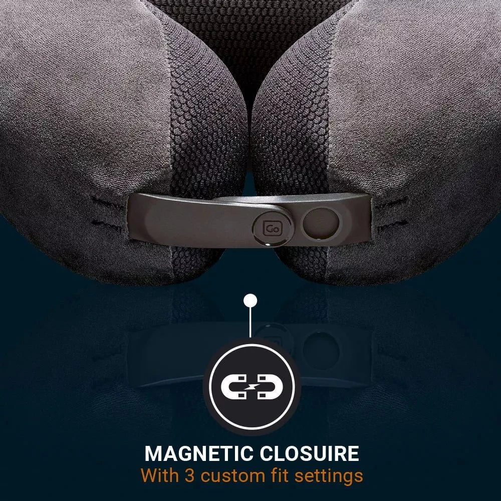 Go Travel Ultimate 3.0 Travel Pillow - Memory Foam Neck Pillow for Airplane, Car & Office - Ergonomic Support for Long Flights & Road Trips