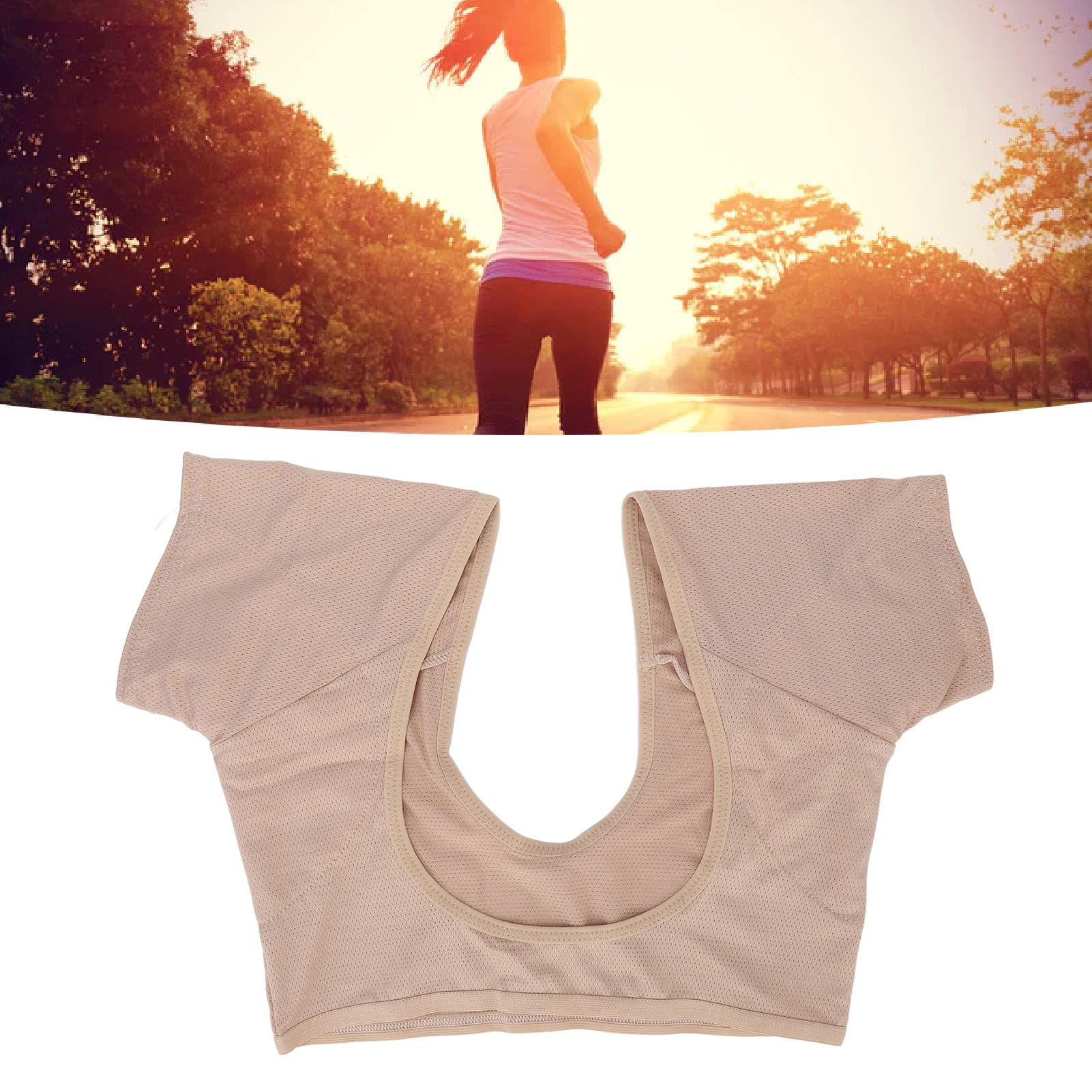 Breathable Underarm Sweat Vest for Women - 3-Layer Moisture-Wicking Polyester Fabric, Small Mesh Design, Washable & Comfortable Sweat Guard Undershirt (XL) - Perfect for Workouts, Yoga & Everyday Wear