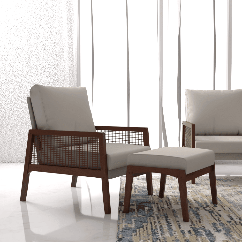 Modern Huxley Fabric Wooden Frame Sofa - Comfortable & Stylish Living Room Furniture for Small Spaces & Apartments