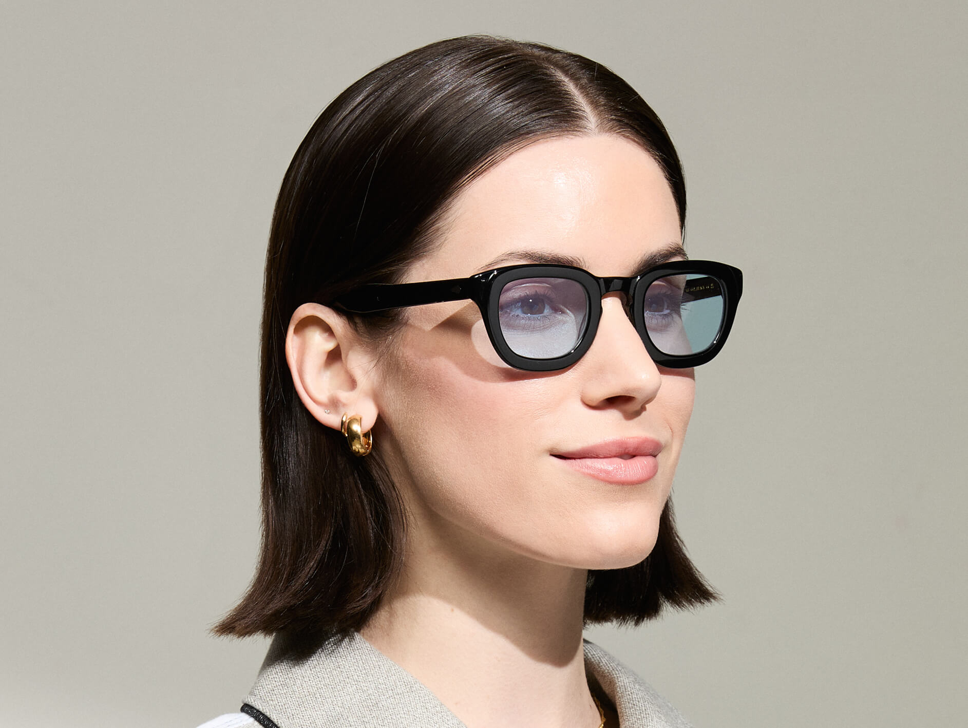 Telena Black Custom Made Tinted Sunglasses - UV Protection & Polarized Lenses for Outdoor Sports & Driving