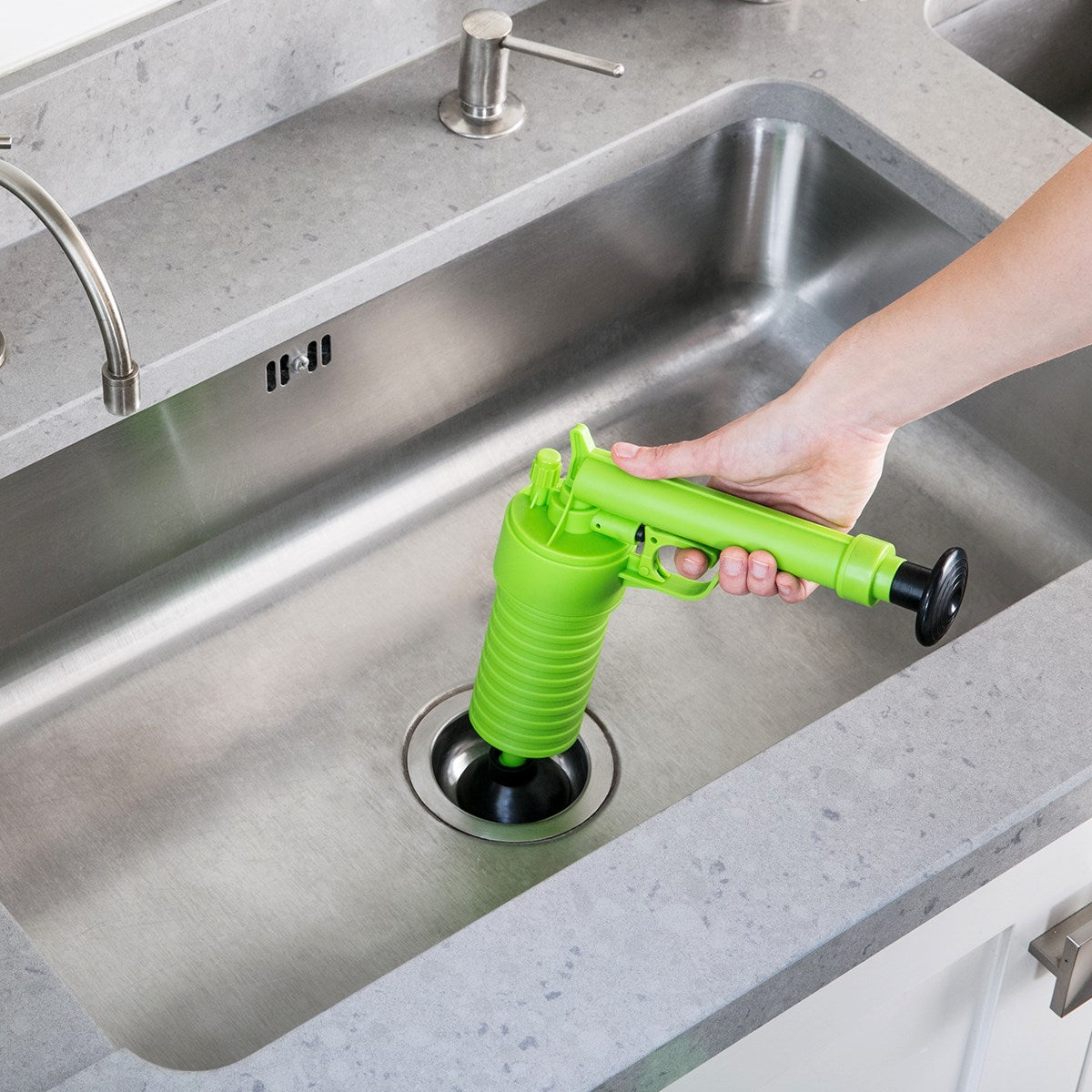 High-Pressure Drain Jet Cleaner - Powerful Clog Remover for Kitchen Sinks, Bathroom Drains & Pipes - Ideal for Home, RV & Commercial Use