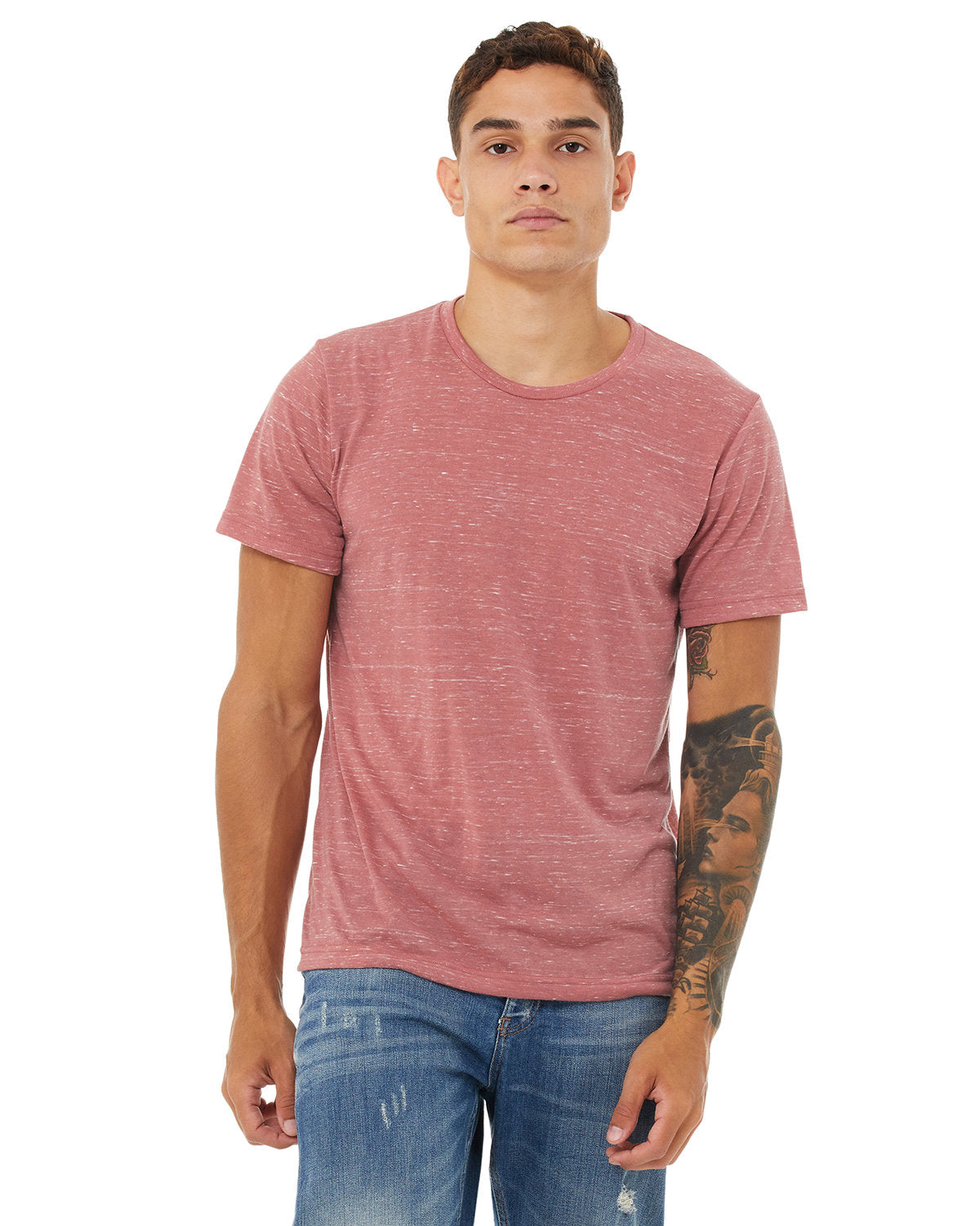 Bella + Canvas 3650 Unisex Poly Cotton Short Sleeve T-Shirt - Soft Comfort Fit Crew Neck Tee for Men & Women - Perfect for Casual Wear, Gym, Workout & Everyday Use