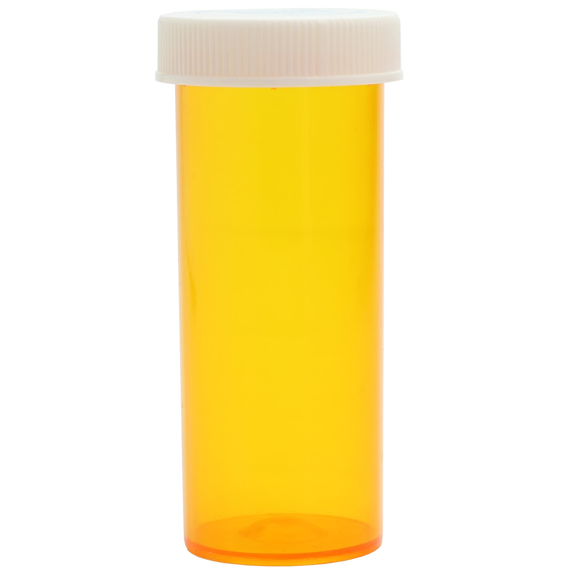 16 Dram Push Down & Turn Empty Bottles - Low Profile Vials for Pills, Supplements & Medications with Secure Lids | Compact Storage Solution for Pharmacy, Travel & Home Organization | Dragon Chewer (270)