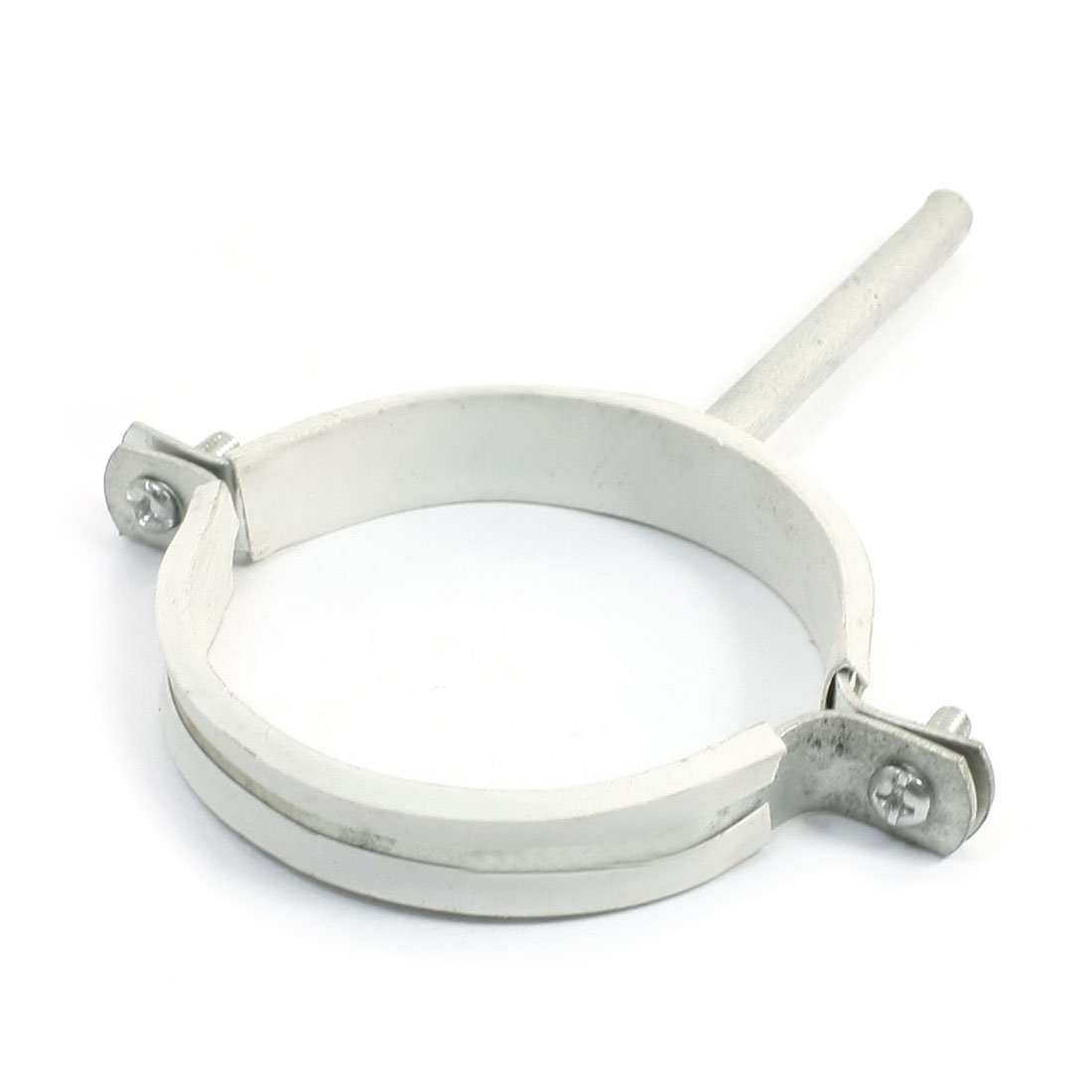 Uxcell T-Shaped Exhaust Pipe Clamp Clip Fastener Support - 60mm Diameter - Heavy Duty Automotive Hose Clamp for Car, Truck, Motorcycle Exhaust System Repair and Maintenance