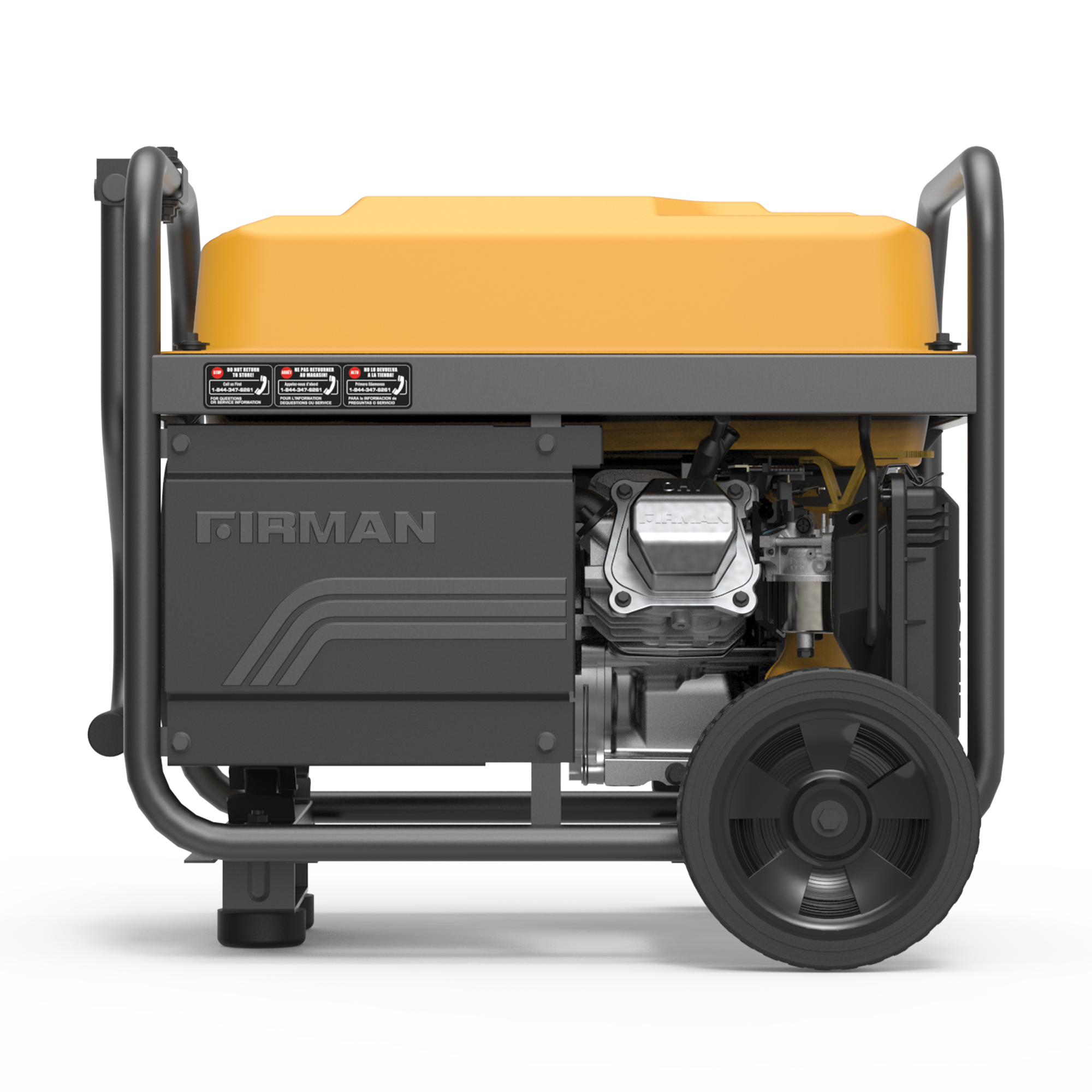 4550W Portable Gas Generator with Recoil Start & CO Alert - 120V Power for Camping, Emergencies & Outdoor Events