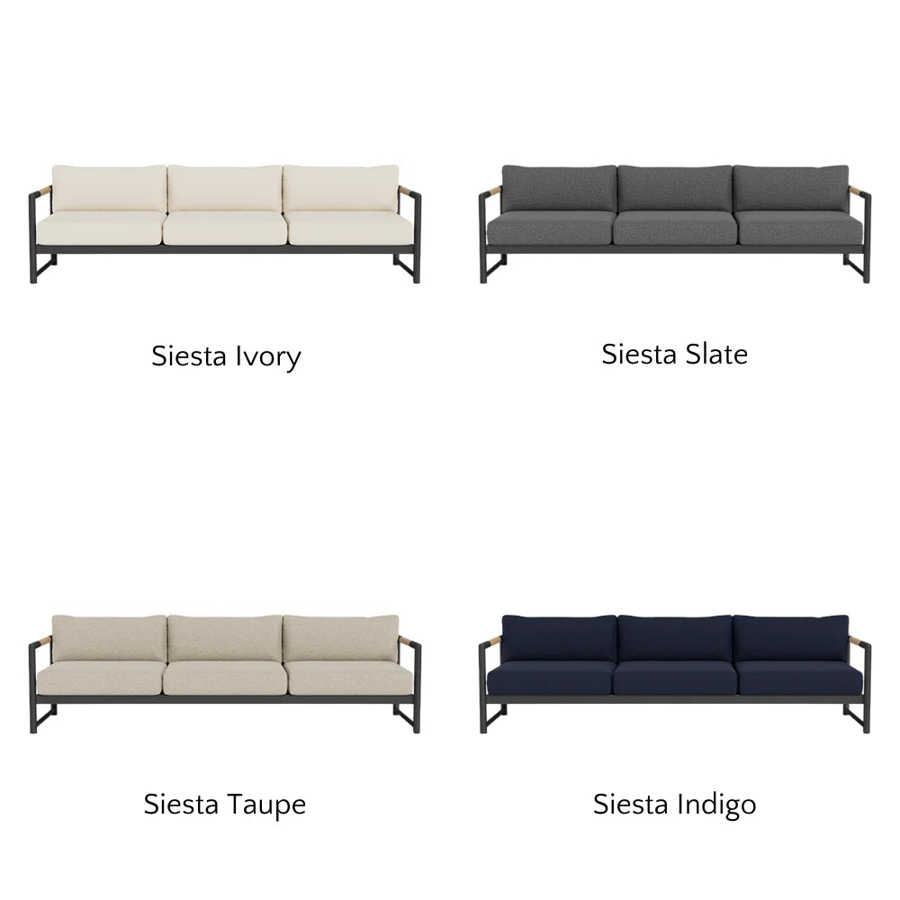 Breeze XL Outdoor 3-Seat Sofa Set - Waterproof Patio Furniture for Garden, Poolside & Backyard Relaxation
