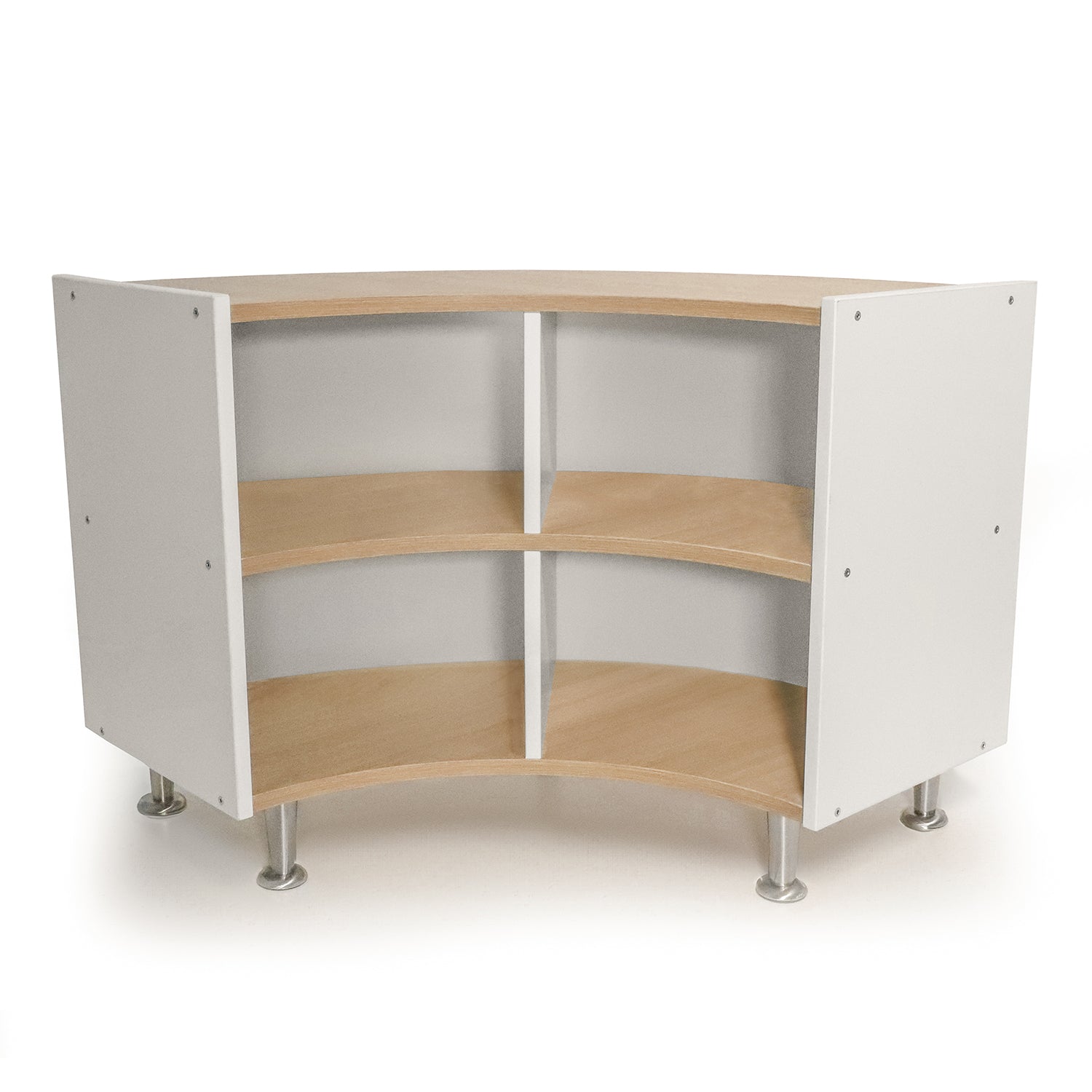 Elevated™ Curve Out Storage Cabinet 27H - Modern Bathroom Vanity with Ample Storage Space, Perfect for Small Bathrooms, Powder Rooms & Home Organization (Model WB1921)
