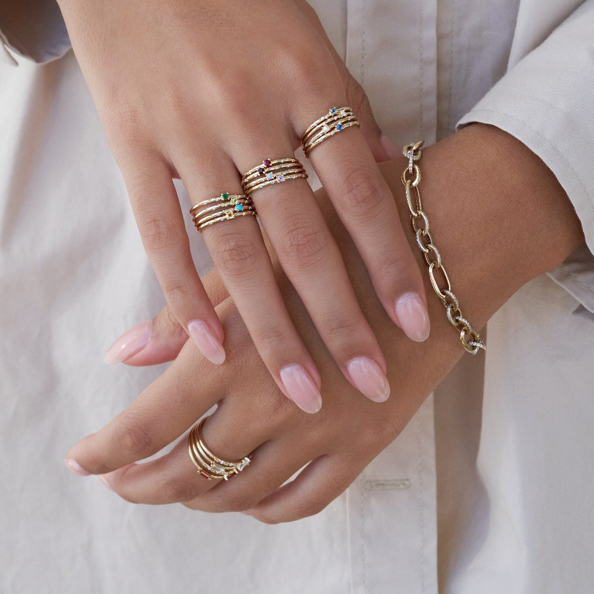 Dainty Starry Birthstone Ring - Elegant Zodiac Jewelry for Women, Personalized Gift for Her - Perfect for Birthdays, Anniversaries & Special Occasions