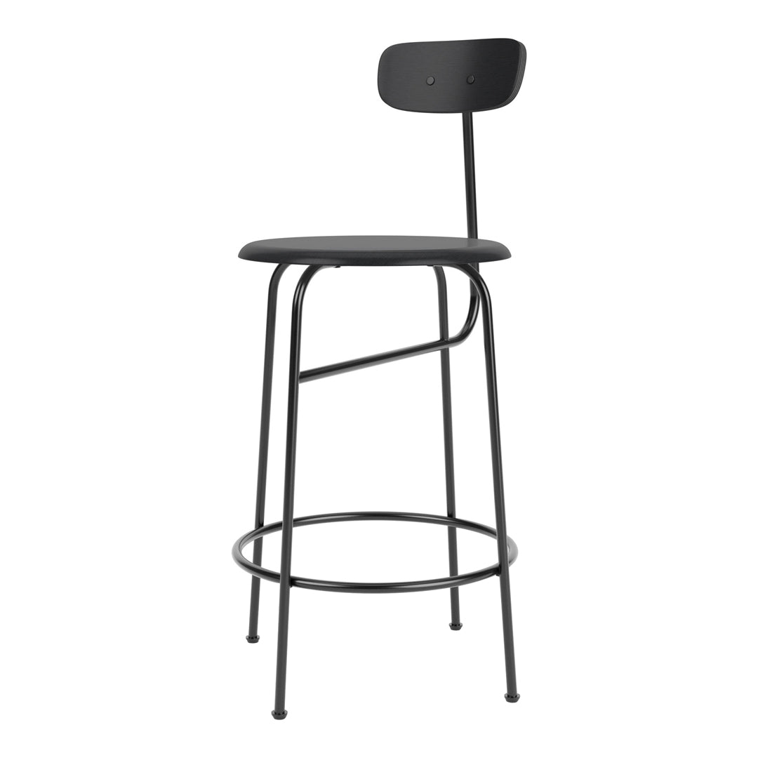 Afteroom Modern Counter Stool - Minimalist Bar Stool for Kitchen Island, Breakfast Nook & Home Bar - Height-Adjustable Dining Chair with Sleek Scandinavian Design
