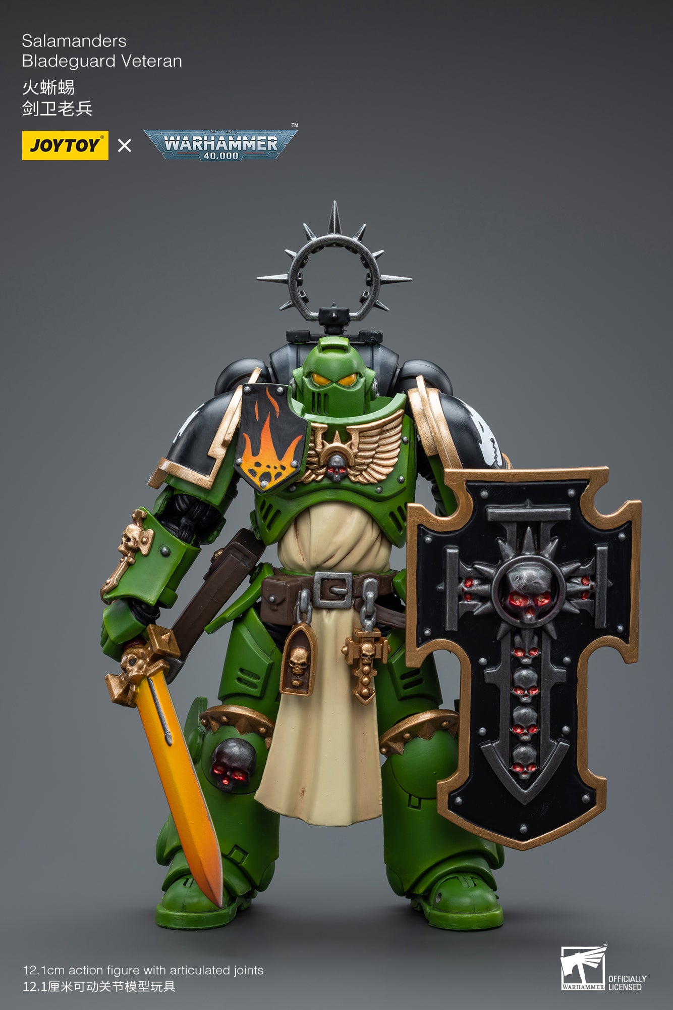 JOYTOY 1/18 Scale Warhammer 40K Bladeguard Veteran Action Figure - Collectible Miniature for Warhammer Fans, Tabletop Gaming & Display