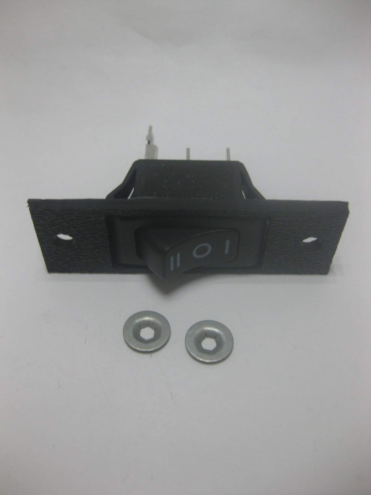 JED8230ADS Replacement Black 3-Wire Fan Switch for Whirlpool Jenn-Air Cooktops - Perfect for Kitchen Appliance Repair & Maintenance