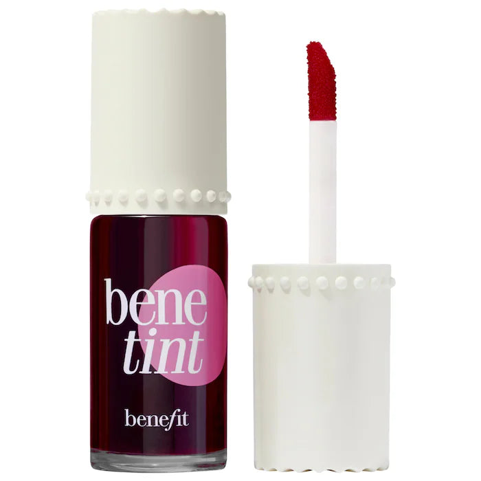 Benefit Cosmetics Liquid Lip & Cheek Tint - Long-Lasting, Natural Flush for Lips & Cheeks | Perfect for Everyday Wear & Special Occasions