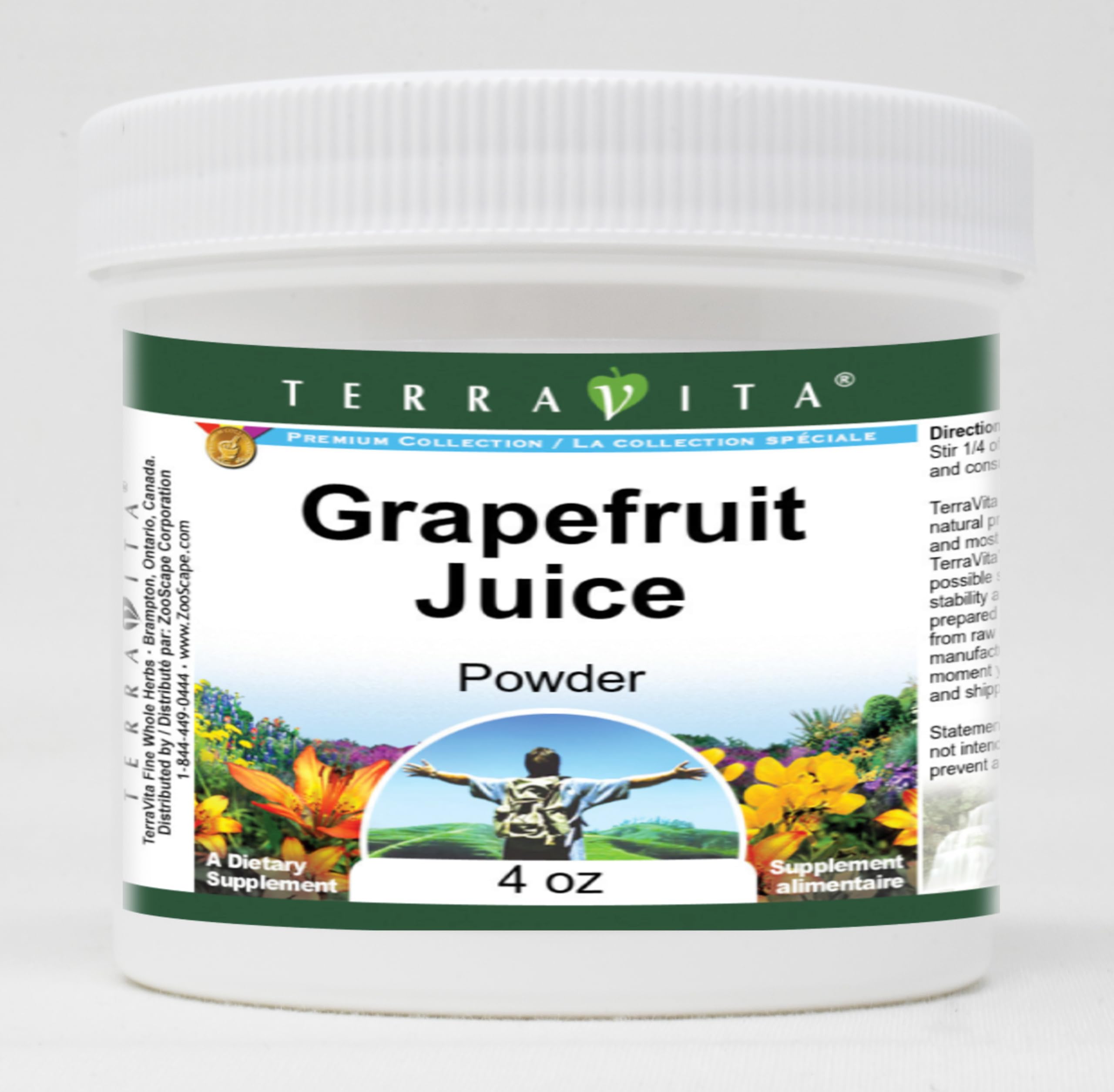 Organic Grapefruit Juice Powder 4 oz (3-Pack) - Natural Vitamin C Boost, Immune Support for Smoothies, Detox Drinks & Baking | Non-GMO, Gluten-Free