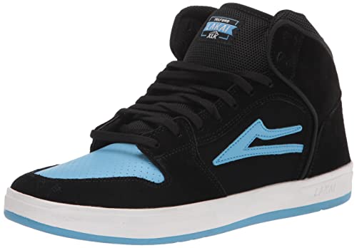 Black/Lt Blue Suede