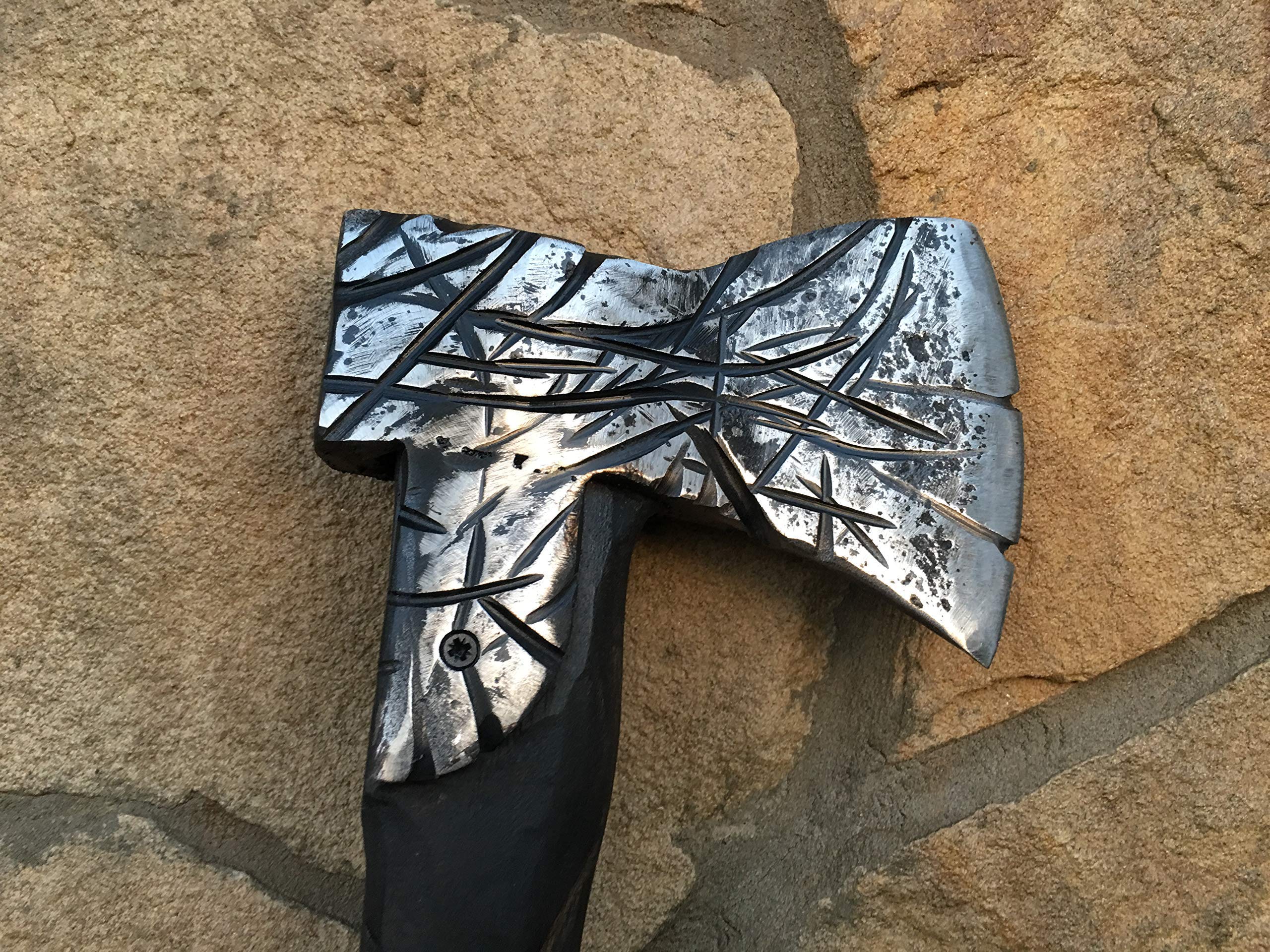 6th Anniversary Gift Hatchet - Iron & Steel Anniversary Gift for Men - 11th Year Wedding Present - Christmas Gift Idea - Handcrafted Axe for Outdoor Camping & Survival Gear