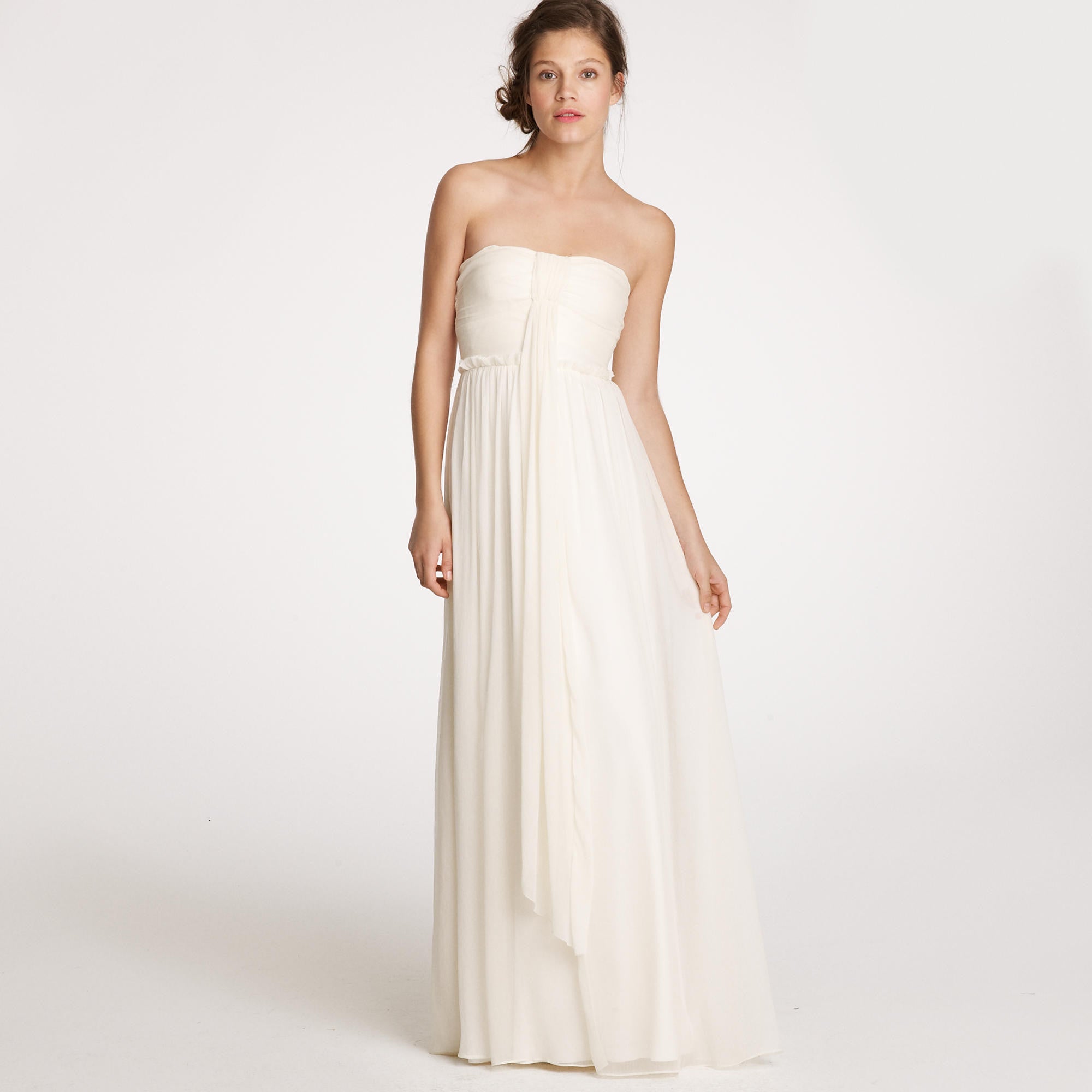 J. Crew Whitney Wedding Gown - Elegant Lace Bridal Dress for Church Ceremony & Beach Weddings