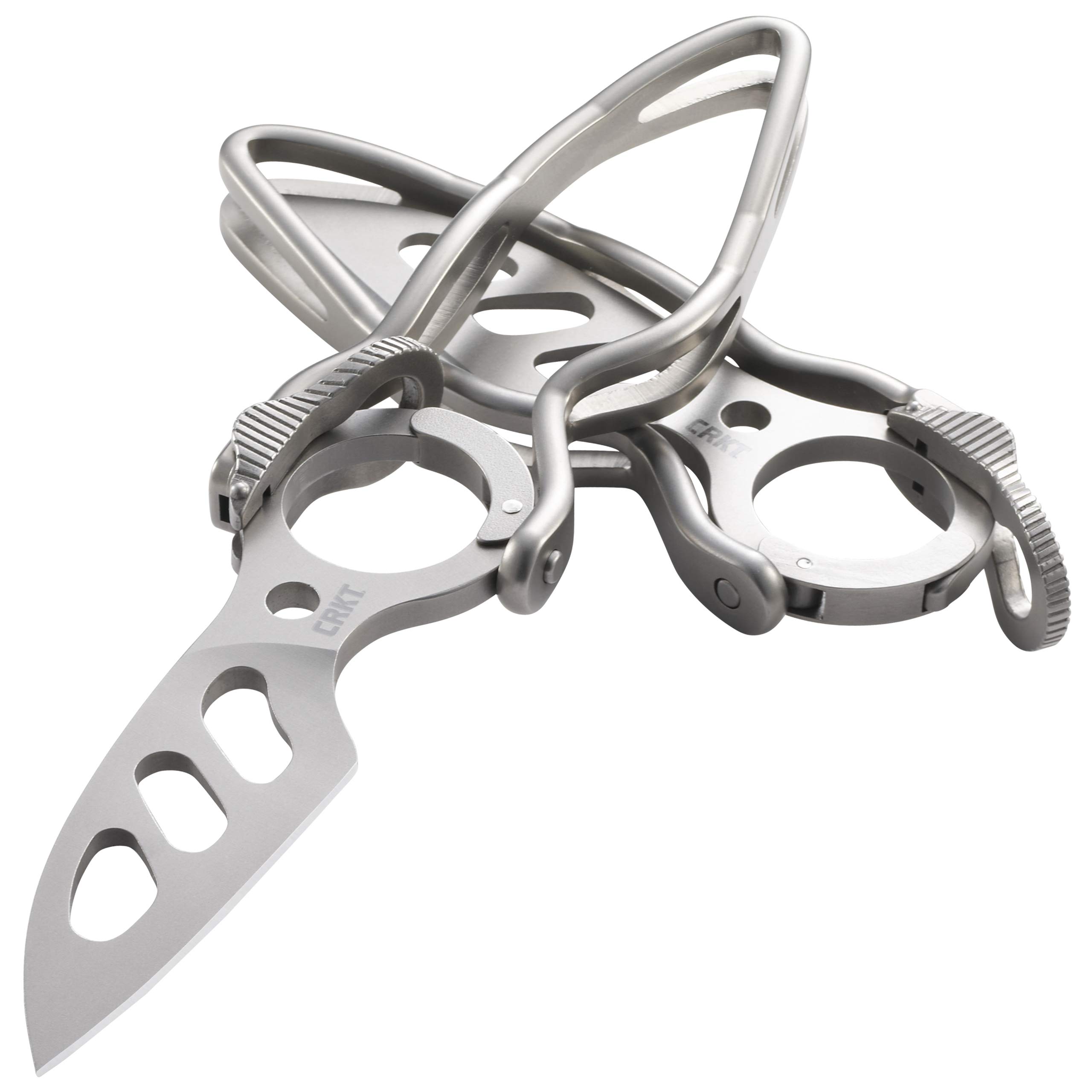 CRKT Daktyl EDC Pocket Knife - Bead Blast Blade, Slide Lock for Outdoor & Daily Use
