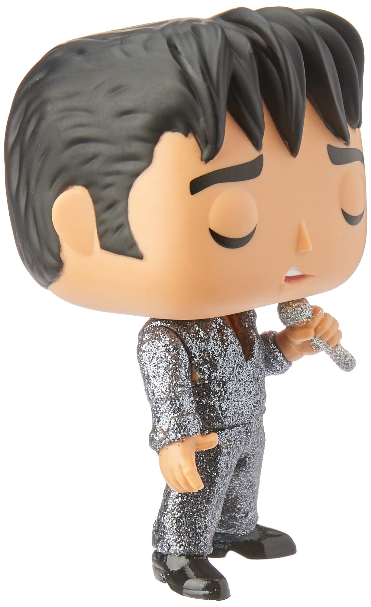 Elvis Presley '68 Comeback Special Diamond Glitter Vinyl Figure - Limited Edition Collectible Pop Music Memorabilia for Fans & Home Decor