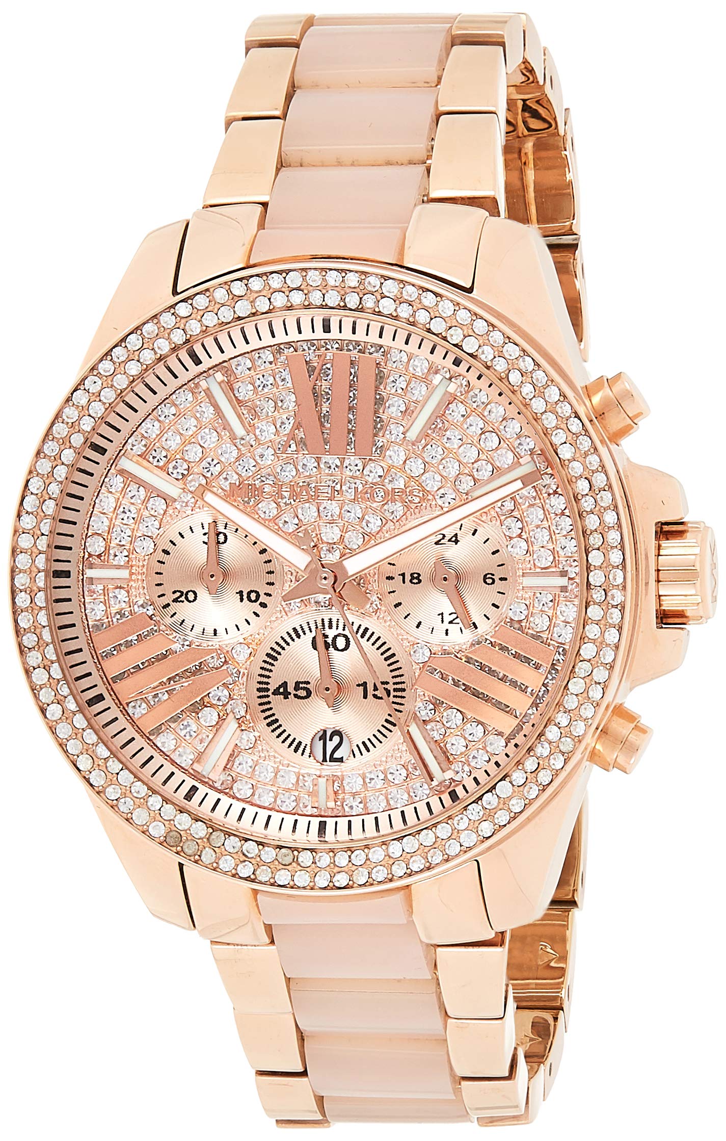 Michael Kors MK6096 Women's Wren Two-Tone Stainless Steel Watch - Elegant Dress Watch for Work, Parties & Everyday Wear